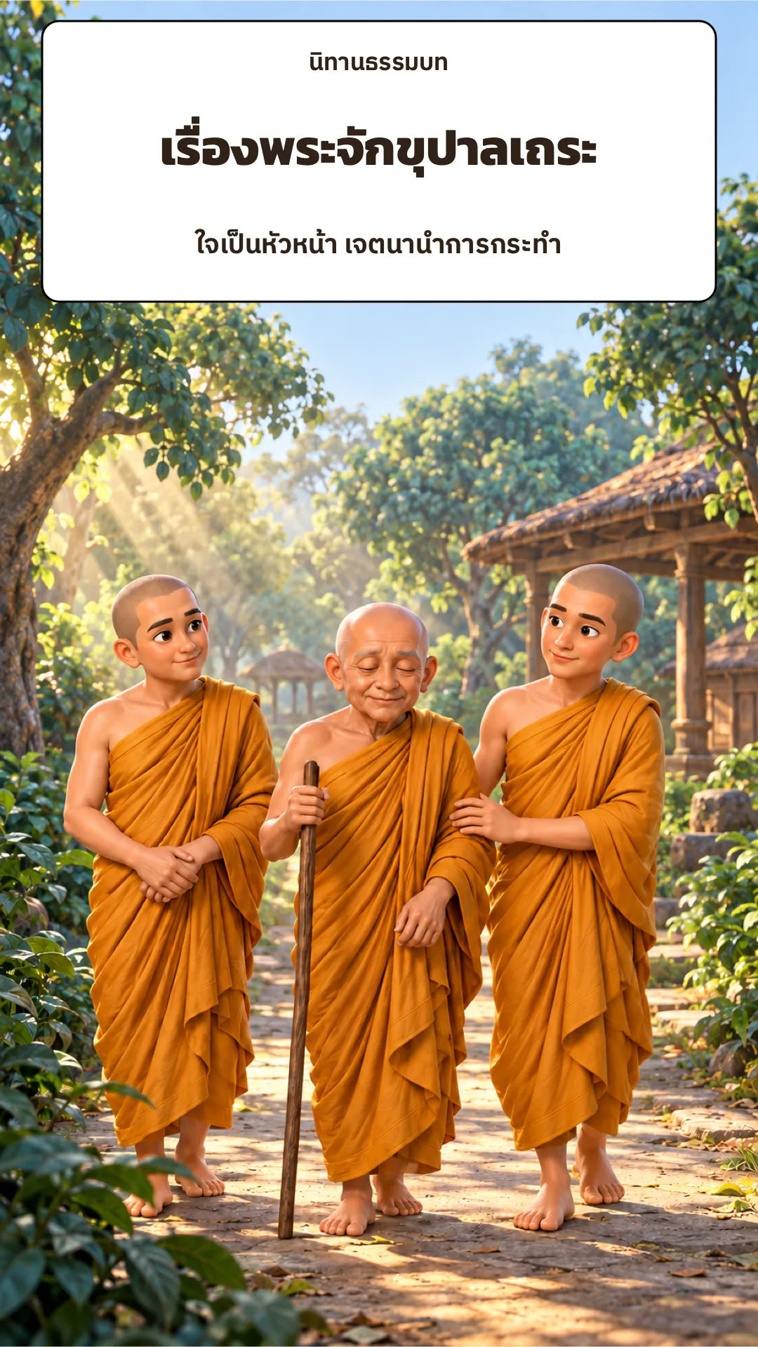 ปกเรื่อง เรื่องพระจักขุปาลเถระ
