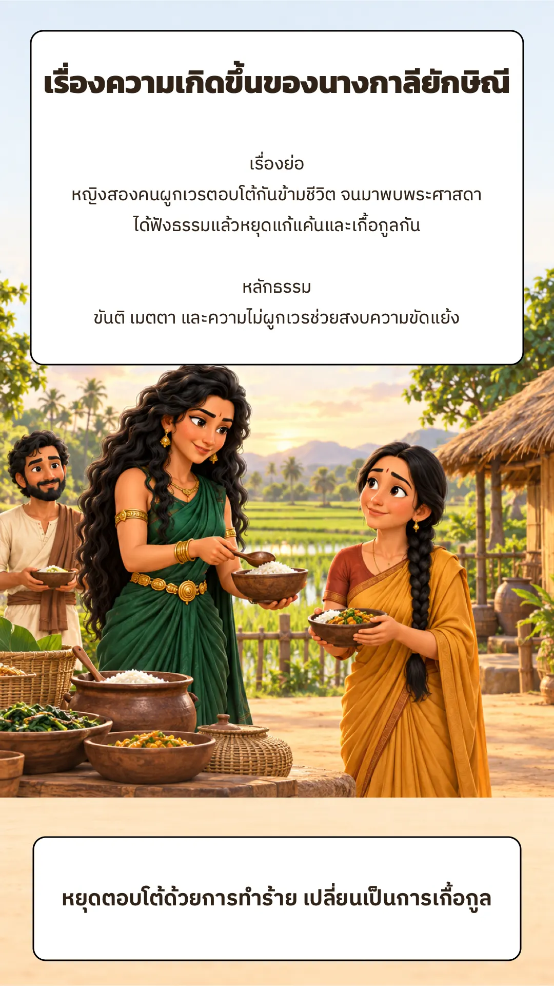 เรื่องความเกิดขึ้นของนางกาลียักษิณี ปกหลัง
