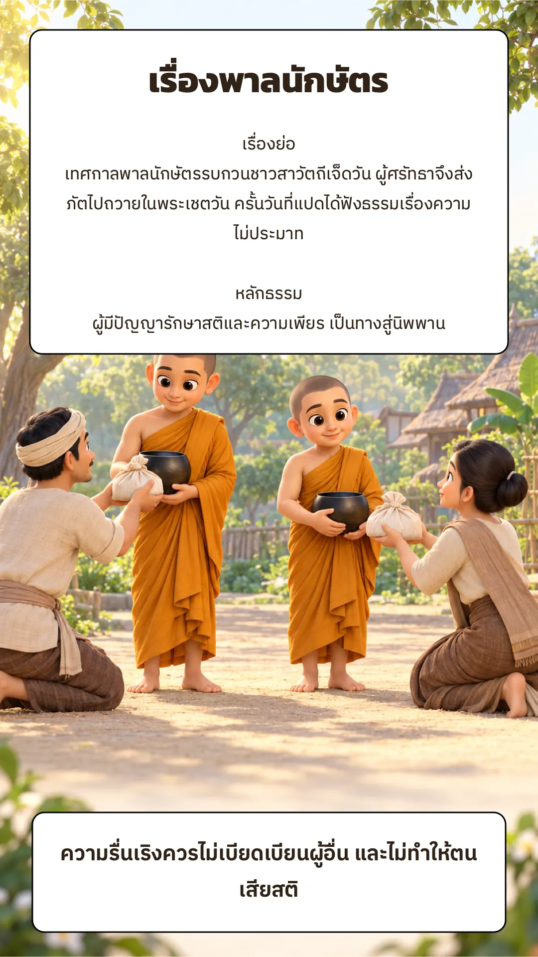 เรื่องพาลนักษัตร ปกหลัง