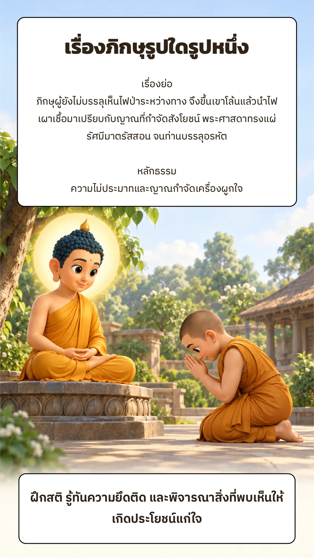 เรื่องภิกษุรูปใดรูปหนึ่ง ปกหลัง