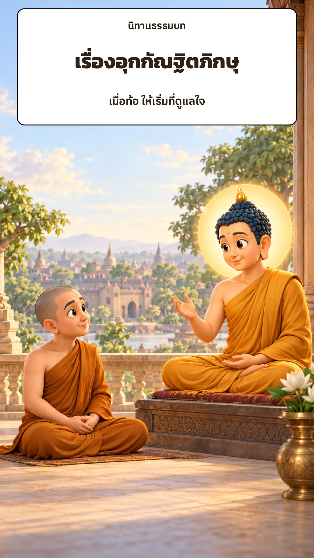 ปกเรื่อง เรื่องอุกกัณฐิตภิกษุ