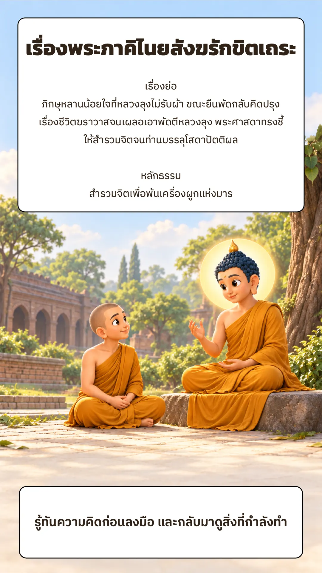 เรื่องพระภาคิไนยสังฆรักขิตเถระ ปกหลัง