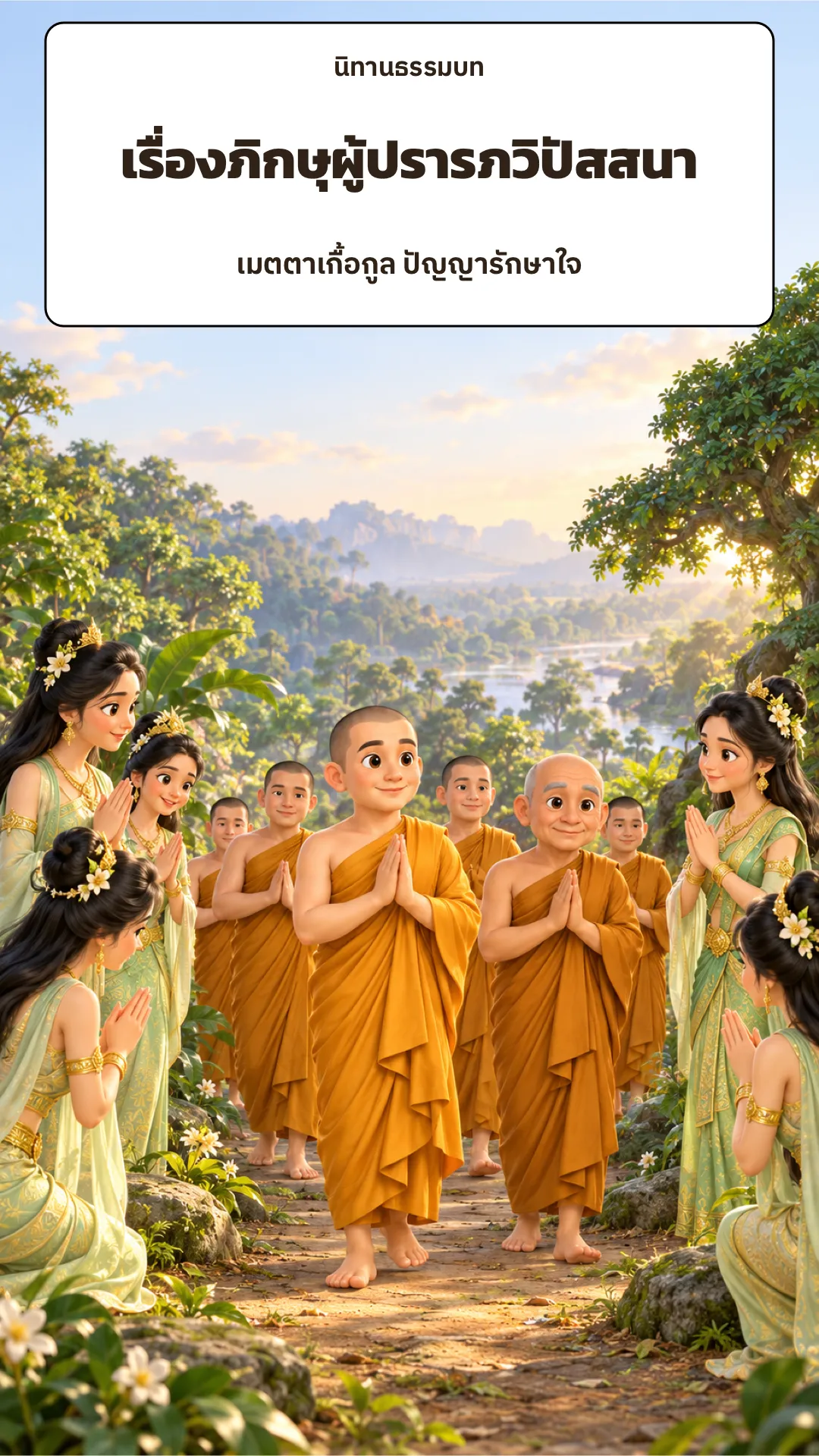 ปกเรื่อง เรื่องภิกษุผู้ปรารภวิปัสสนา