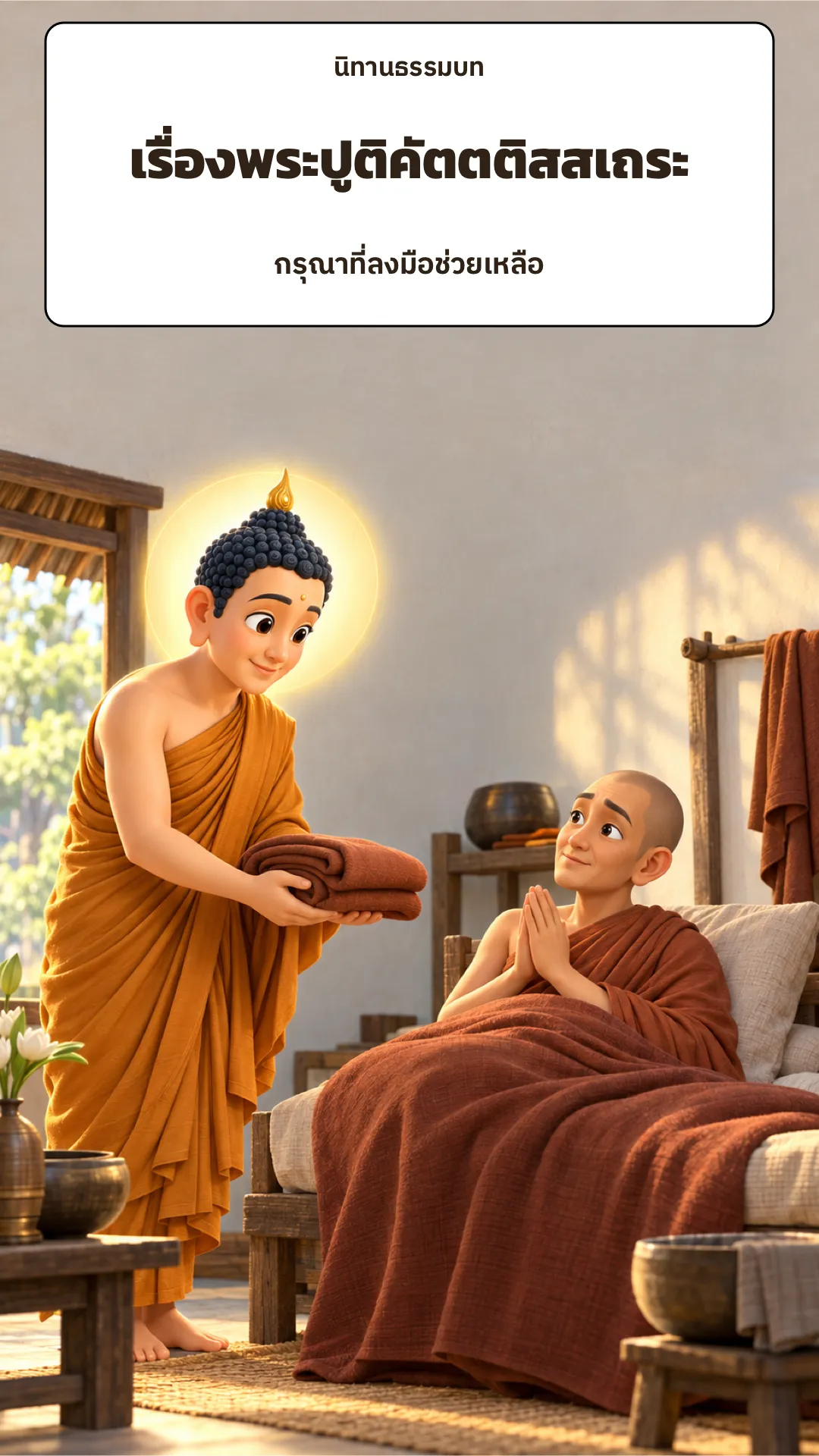 ปกเรื่อง เรื่องพระปูติคัตตติสสเถระ