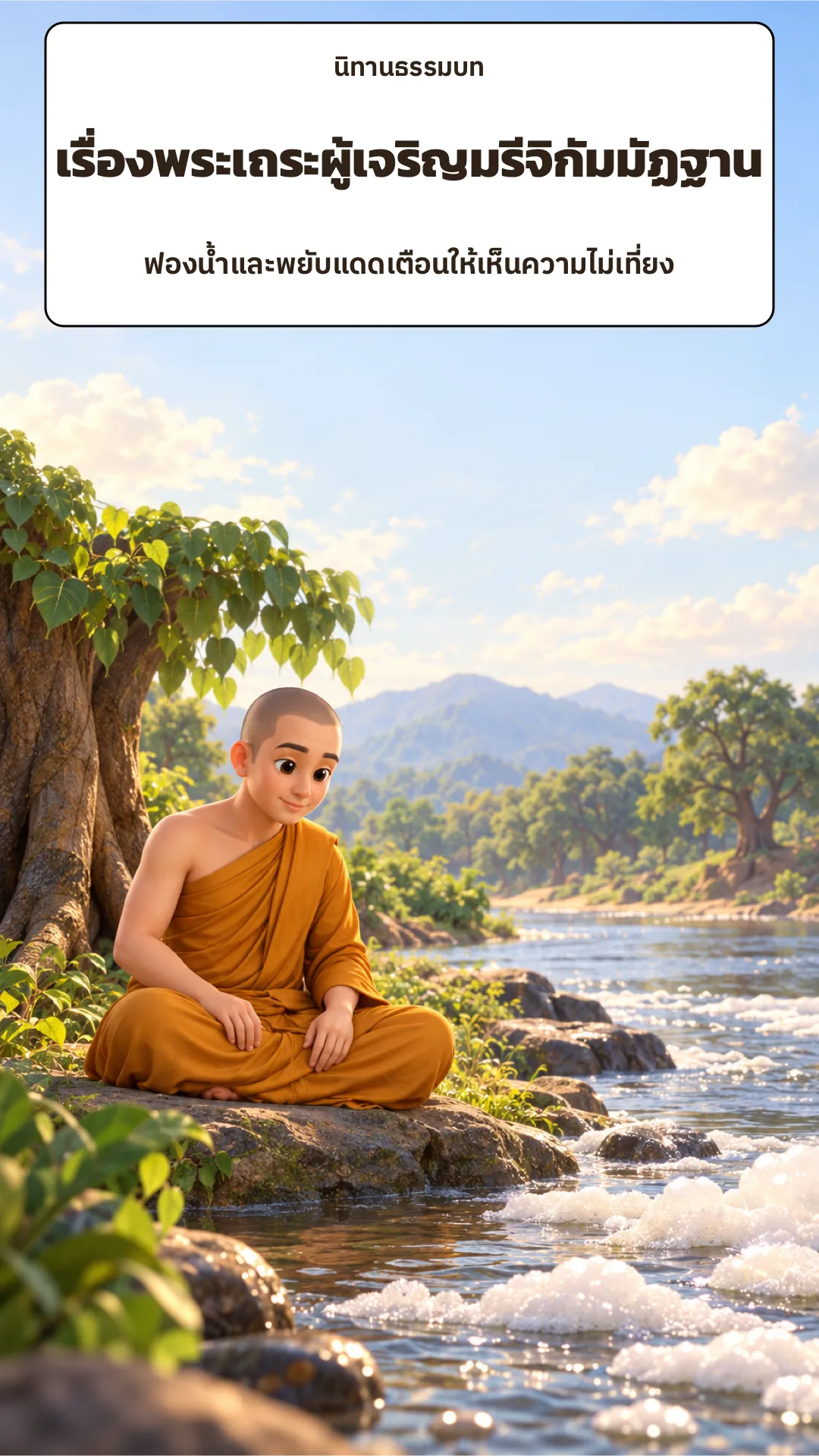 ปกเรื่อง เรื่องพระเถระผู้เจริญมรีจิกัมมัฏฐาน