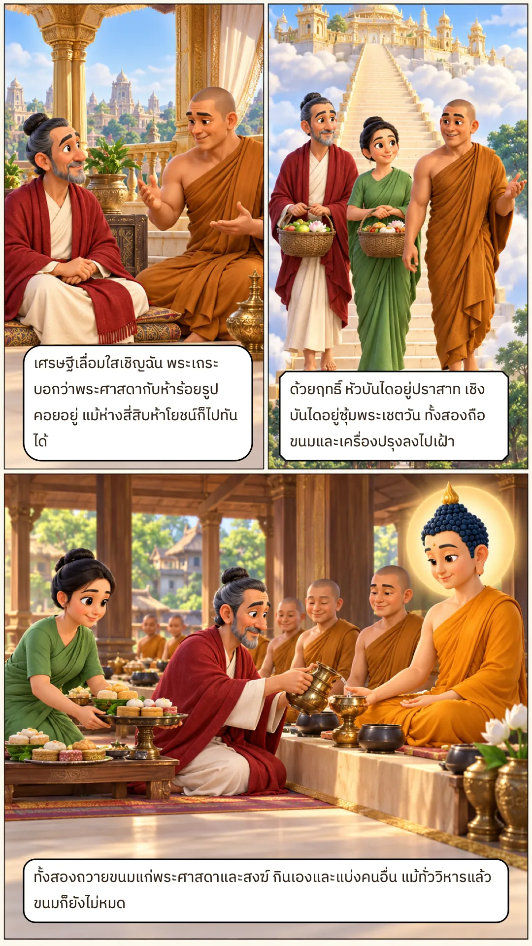 เรื่องโกสิยเศรษฐีผู้มีความตระหนี่ หน้า 4