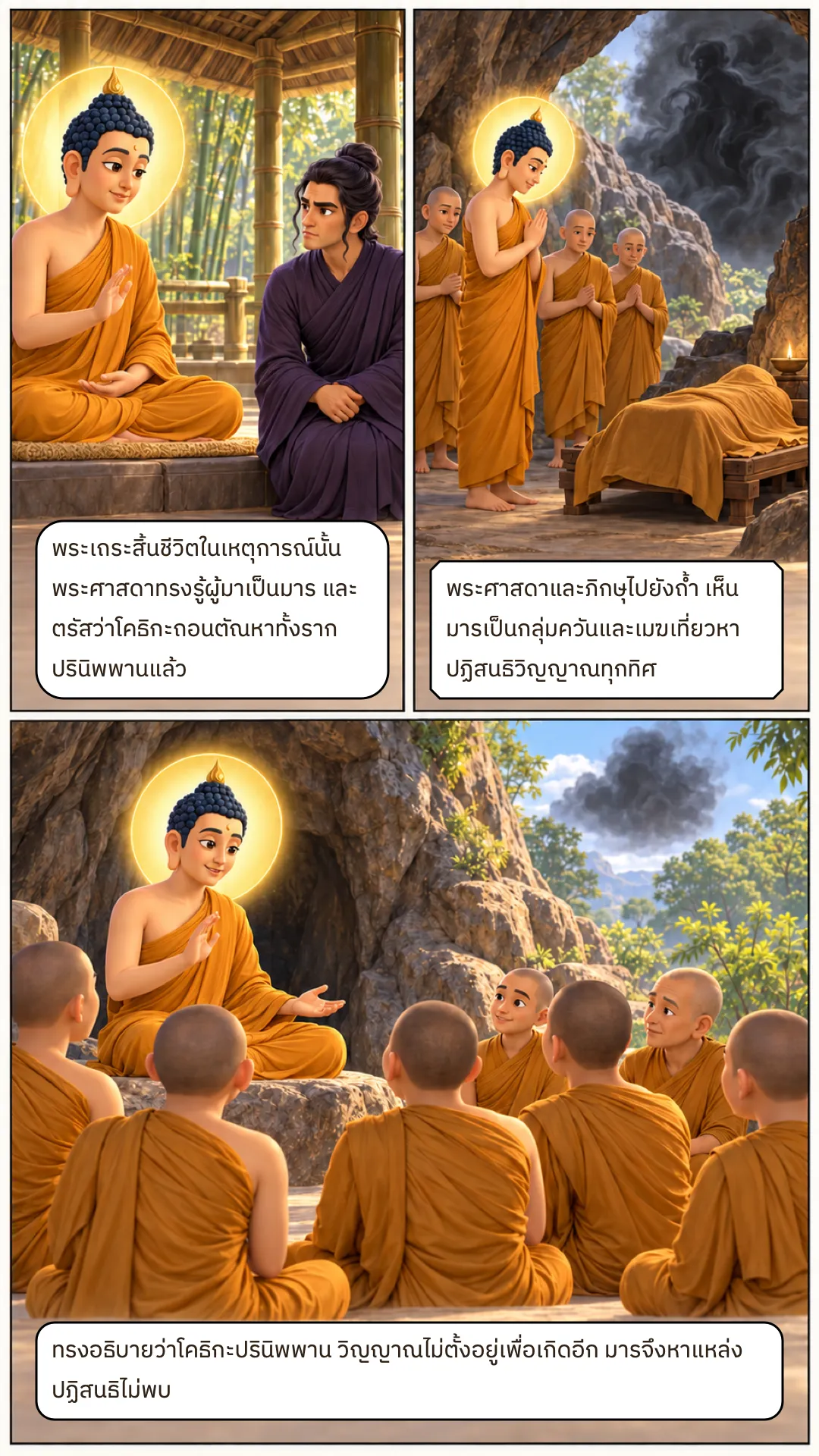เรื่องปรินิพพานของพระโคธิกเถระ หน้า 2