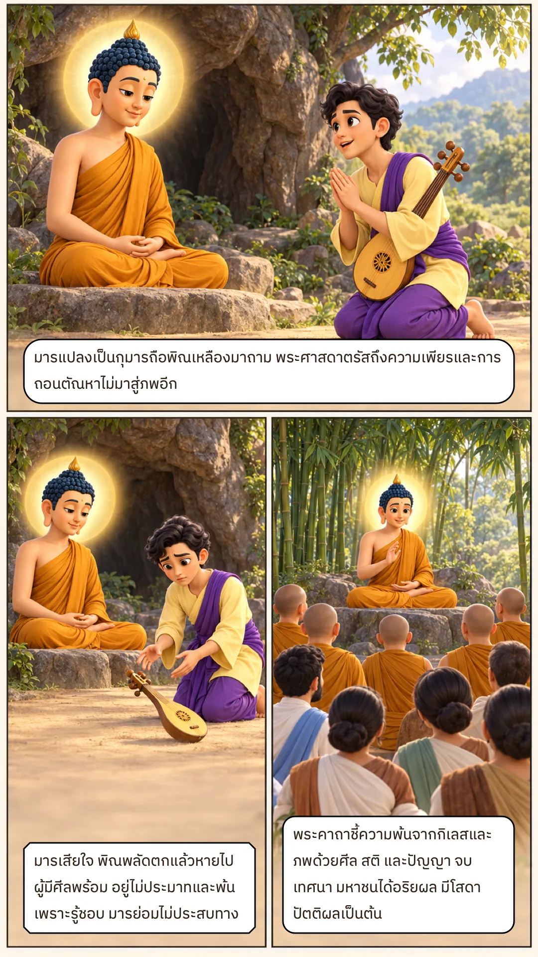 เรื่องปรินิพพานของพระโคธิกเถระ หน้า 3