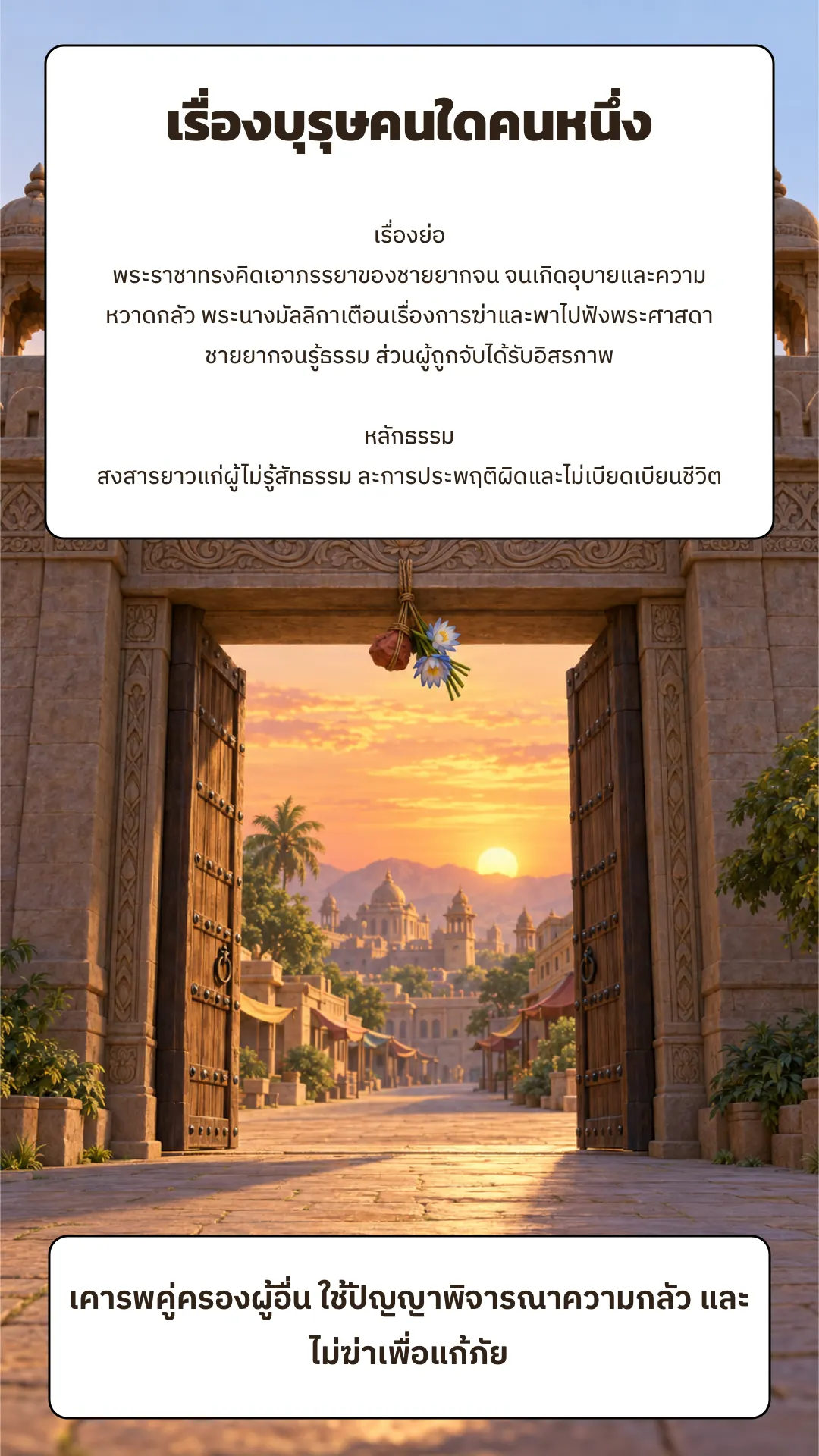 เรื่องบุรุษคนใดคนหนึ่ง ปกหลัง