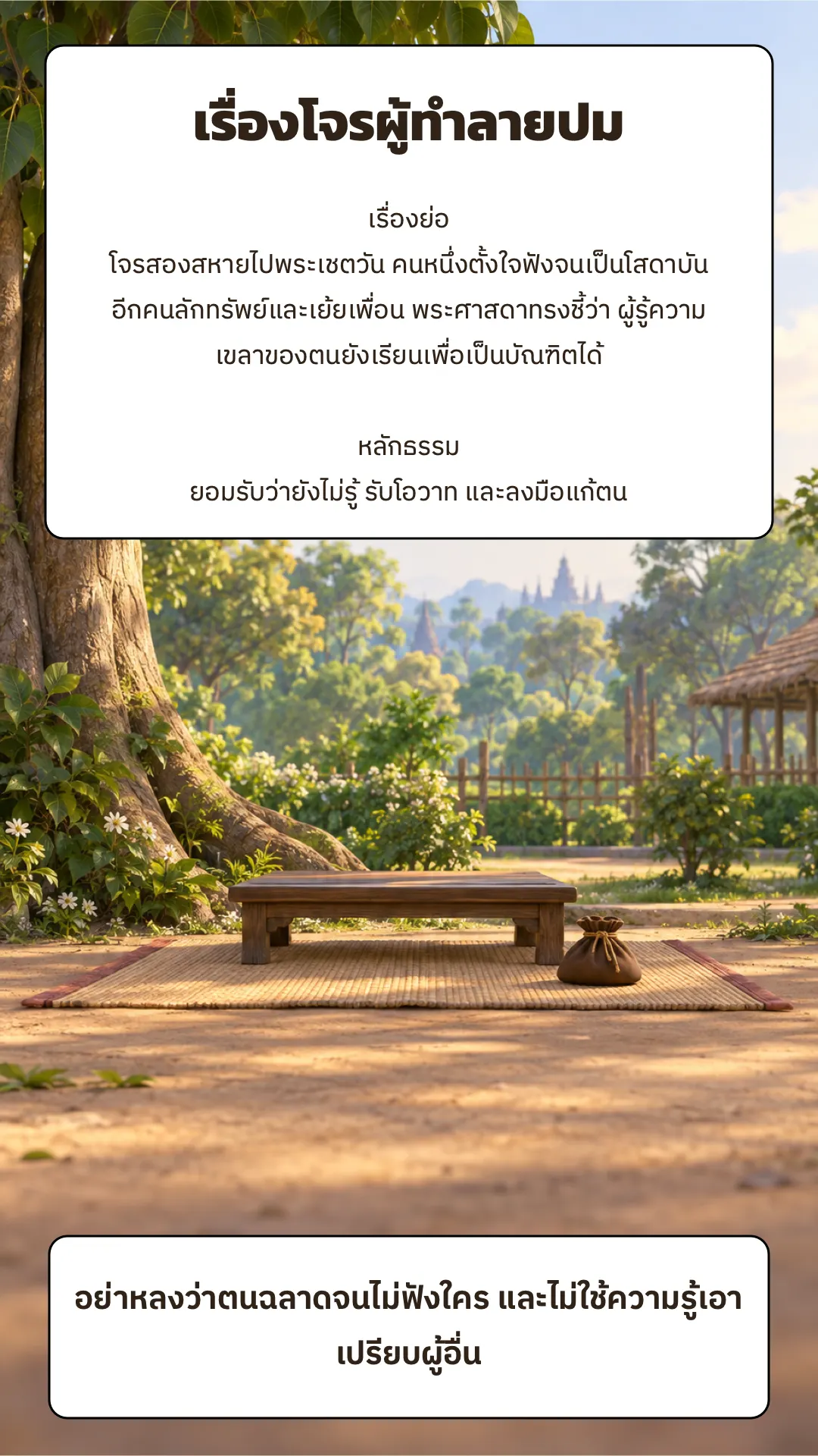 เรื่องโจรผู้ทำลายปม ปกหลัง