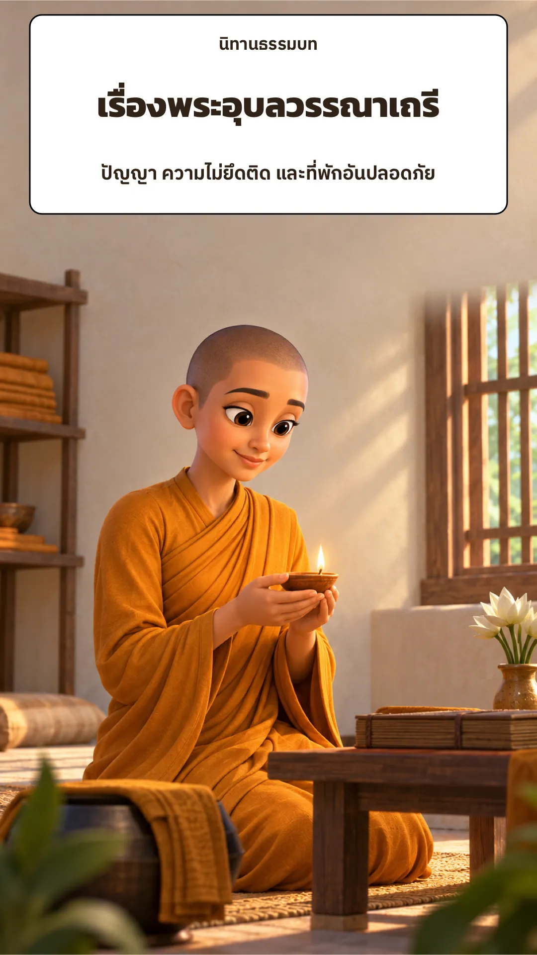 ปกเรื่อง เรื่องพระอุบลวรรณาเถรี