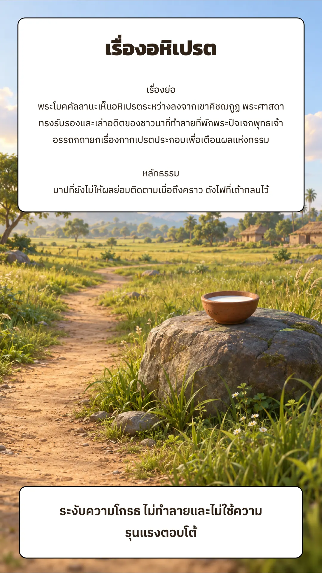 เรื่องอหิเปรต ปกหลัง