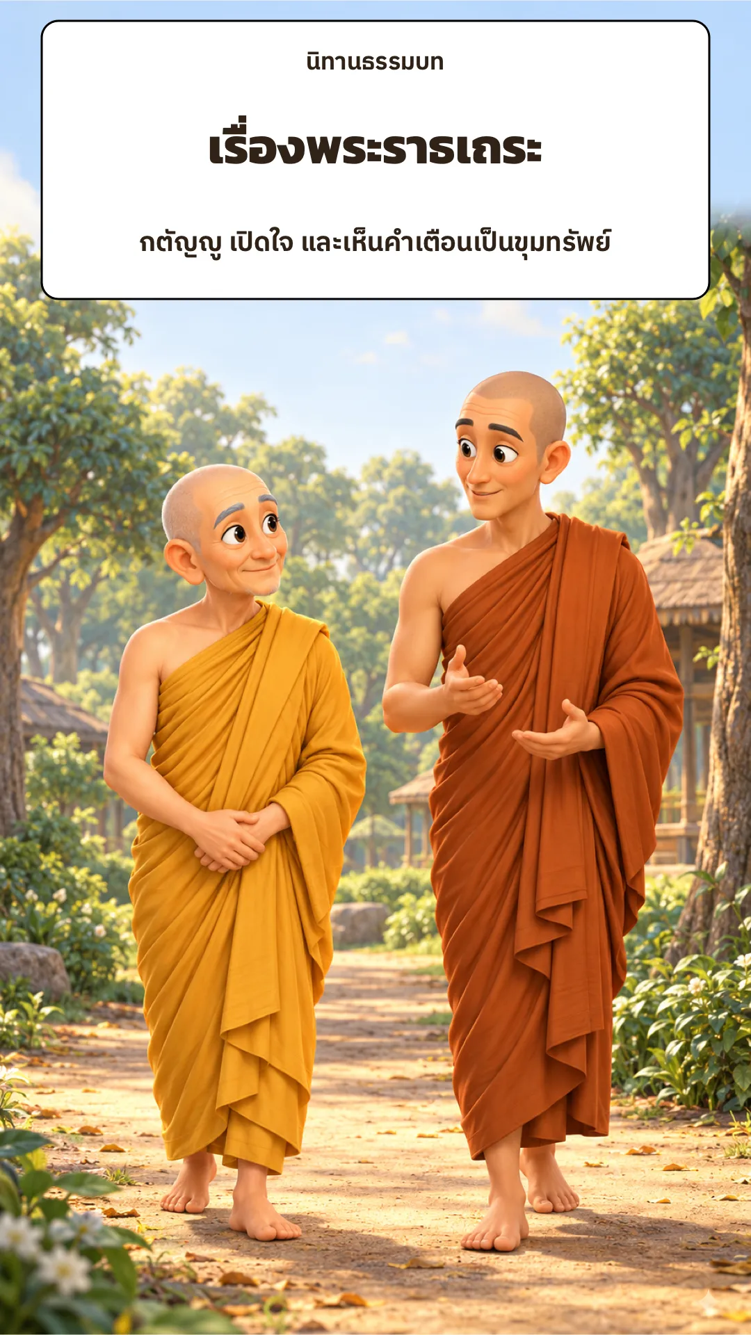 ปกเรื่อง เรื่องพระราธเถระ
