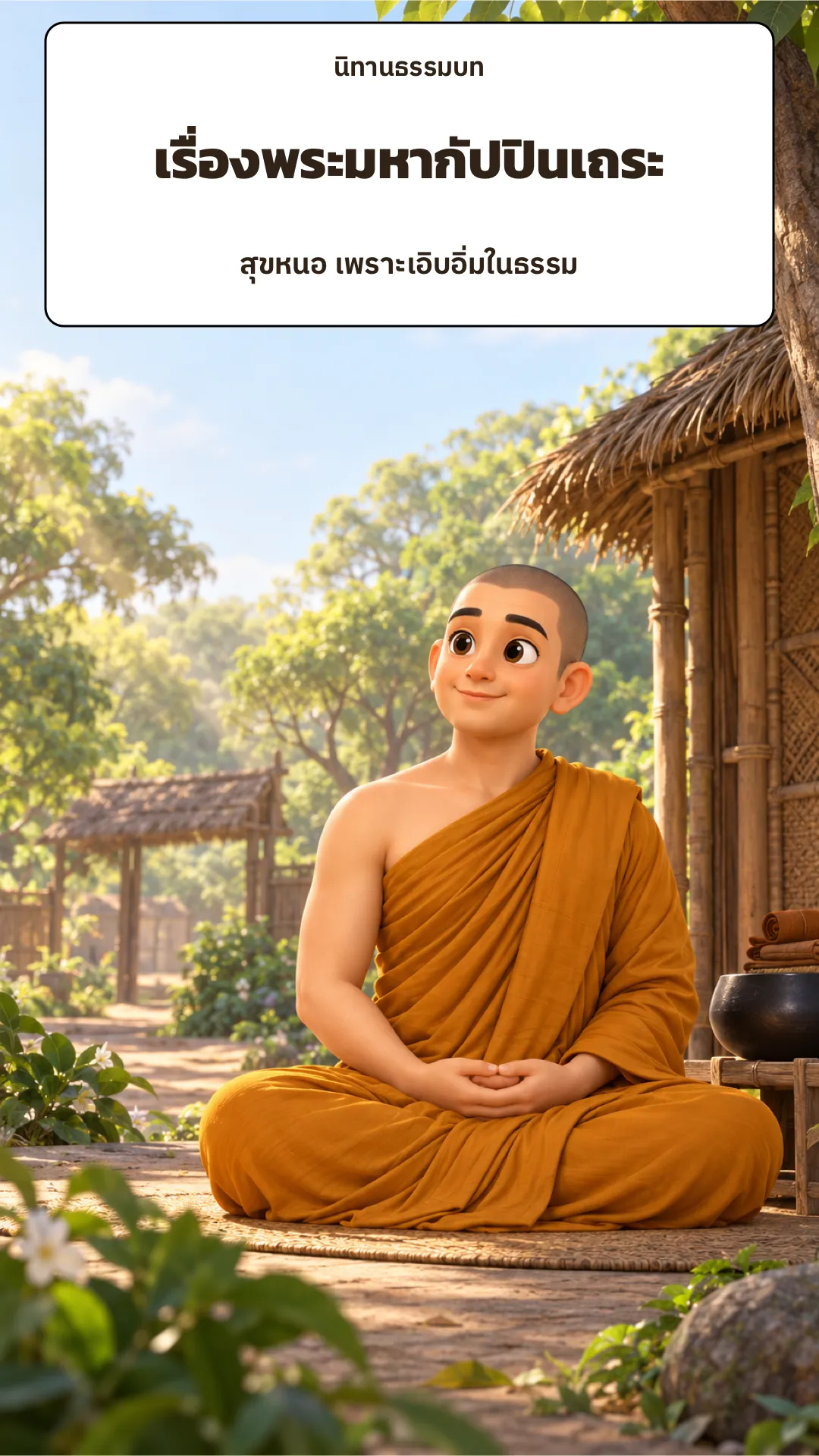 ปกเรื่อง เรื่องพระมหากัปปินเถระ
