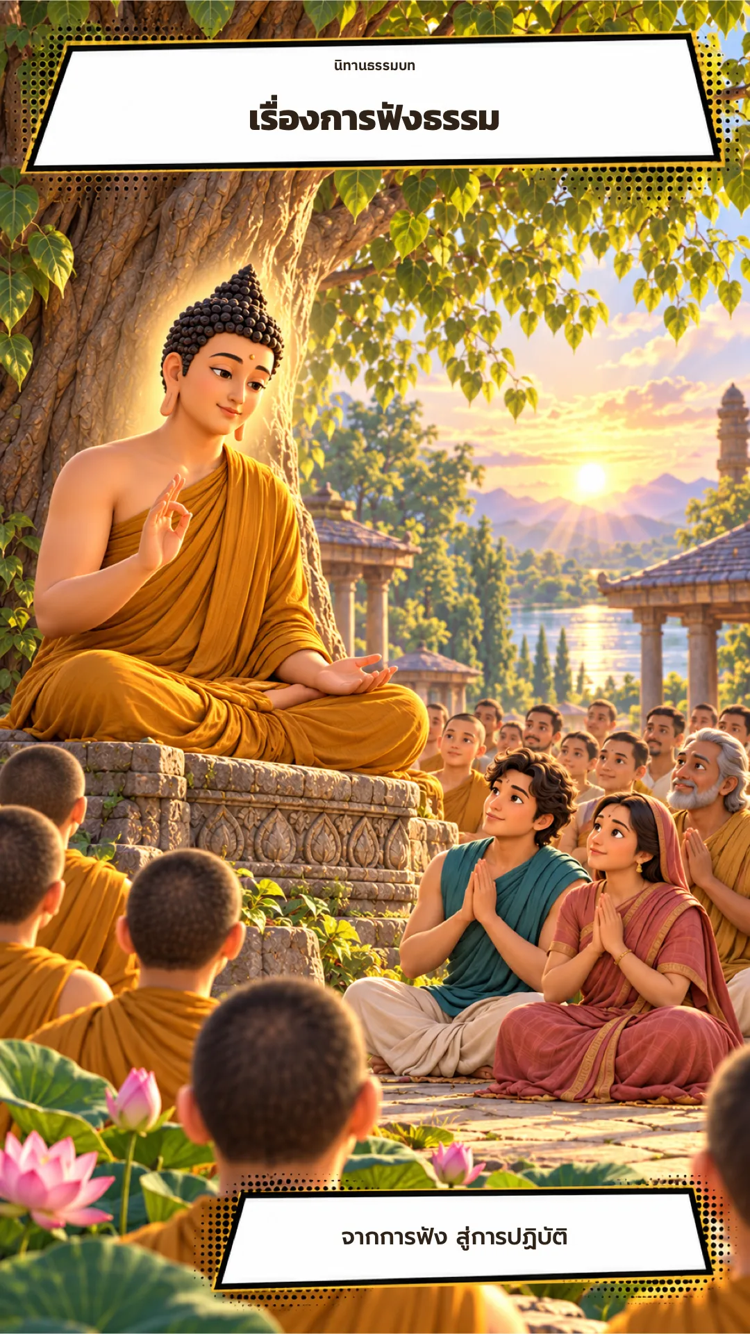 ปกเรื่อง เรื่องการฟังธรรม