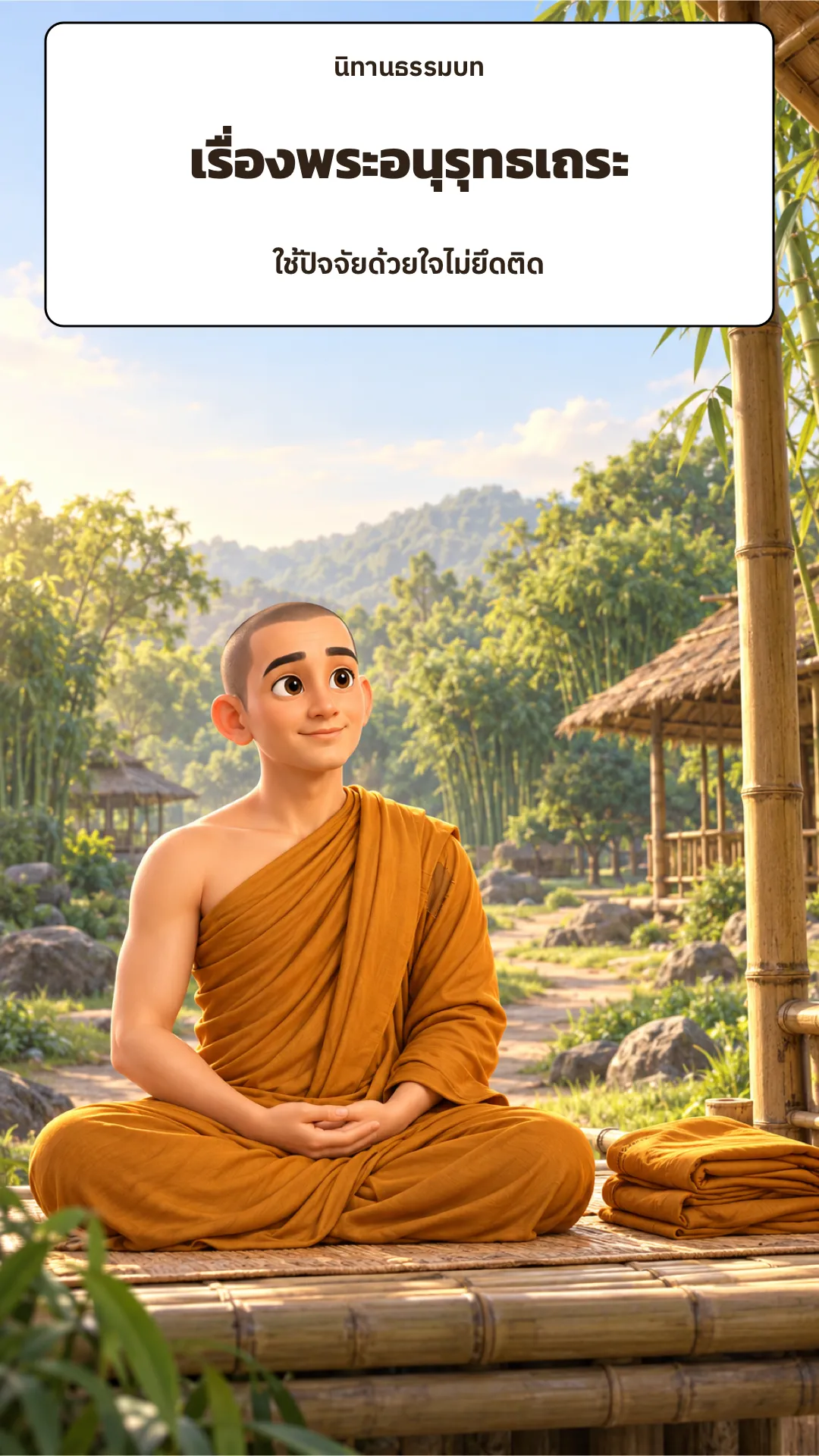 ปกเรื่อง เรื่องพระอนุรุทธเถระ