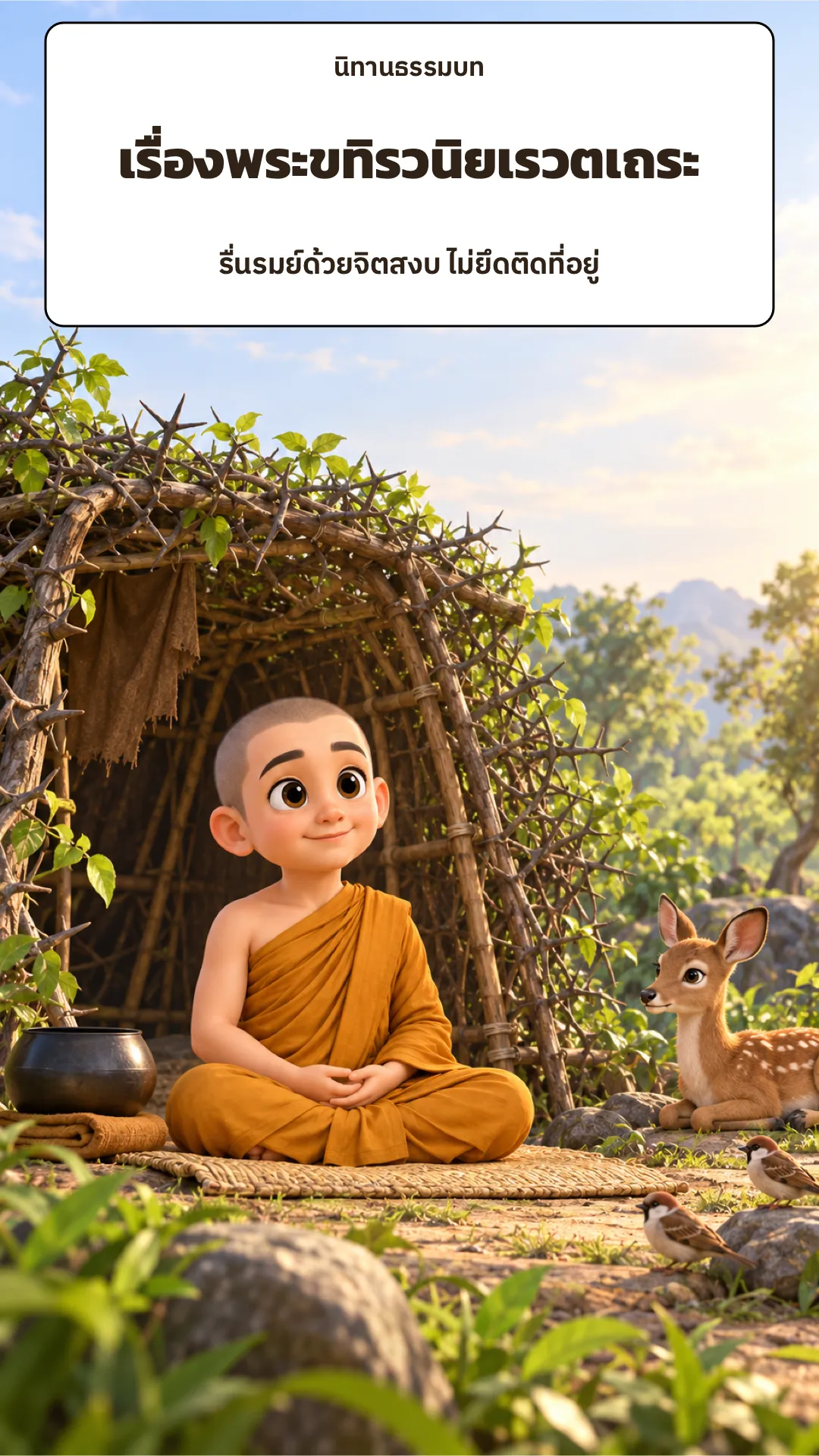 ปกเรื่อง เรื่องพระขทิรวนิยเรวตเถระ