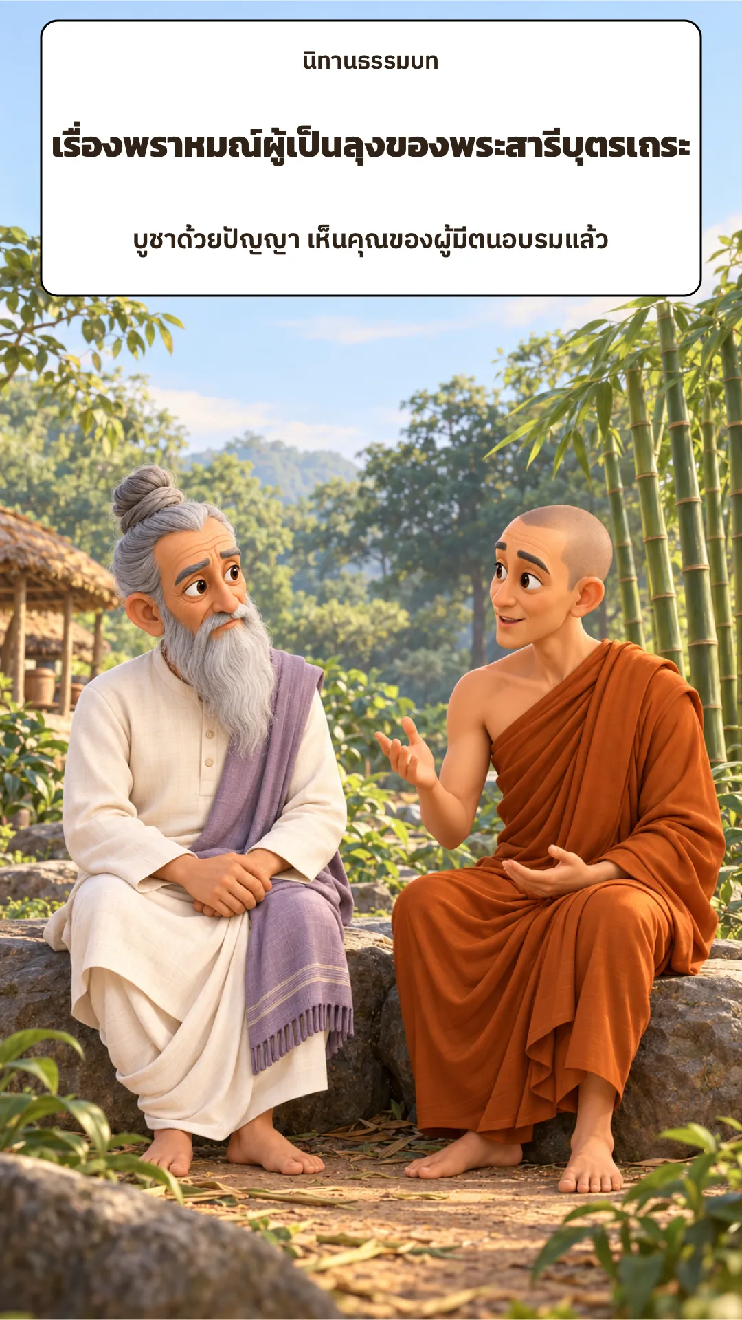 เรื่องพราหมณ์ผู้เป็นลุงของพระสารีบุตรเถระ หน้า 1