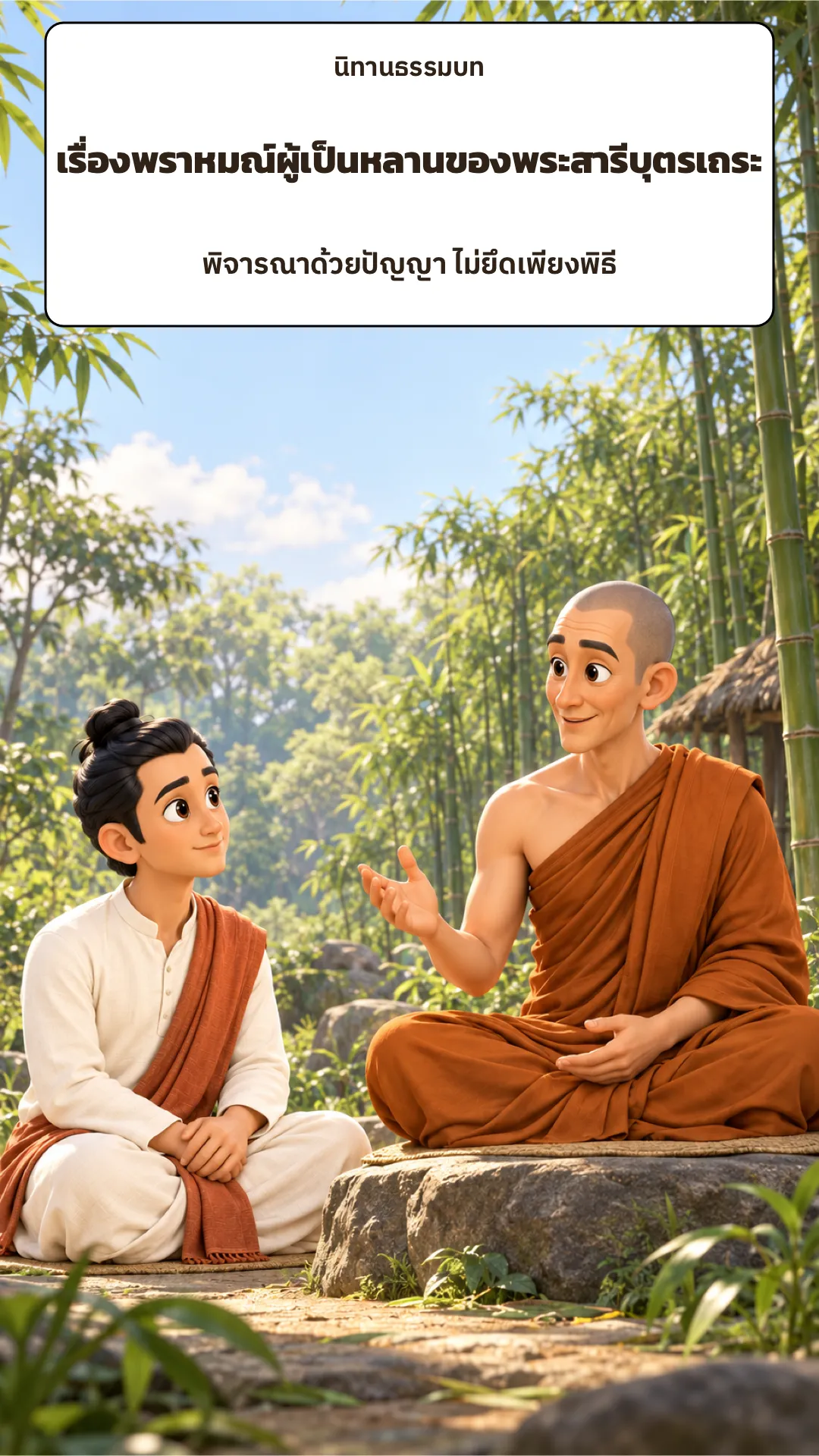 เรื่องพราหมณ์ผู้เป็นหลานของพระสารีบุตรเถระ หน้า 1