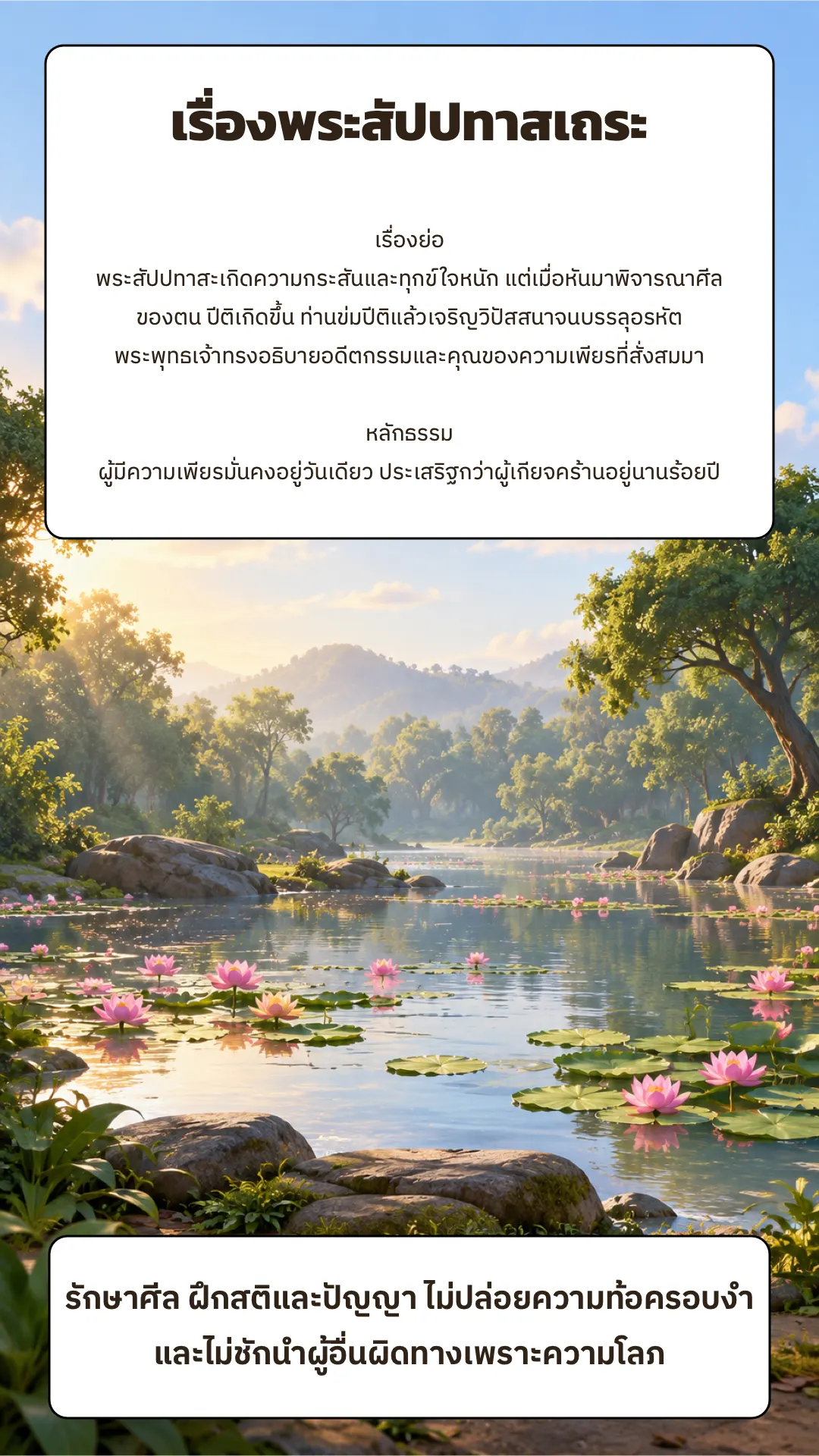 เรื่องพระสัปปทาสเถระ ปกหลัง