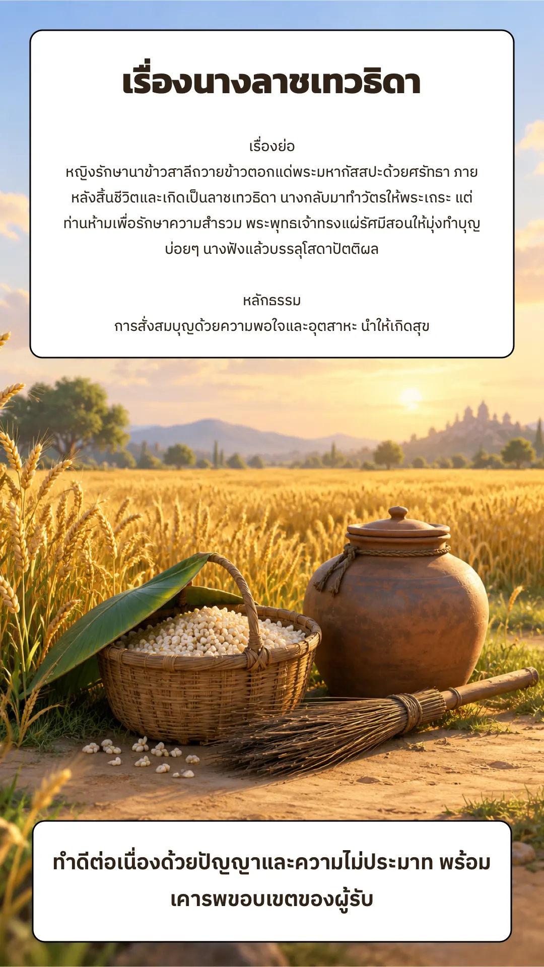 เรื่องนางลาชเทวธิดา ปกหลัง