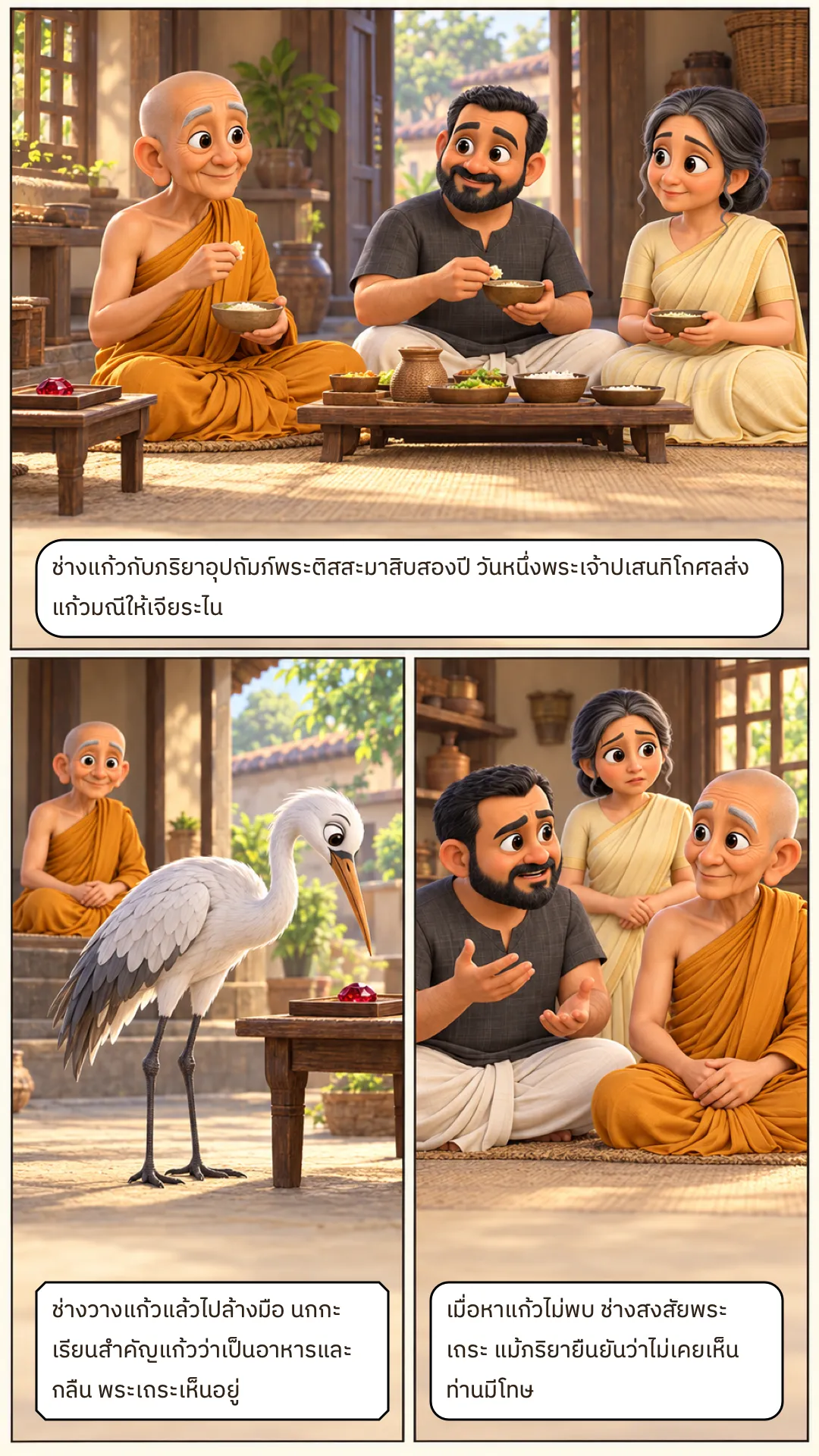 เรื่องพระติสสเถระผู้เข้าถึงสกุลนายช่างแก้ว หน้า 1