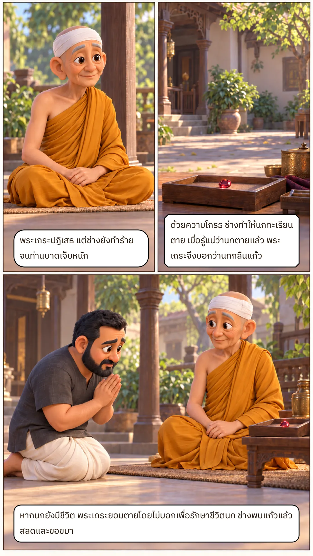 เรื่องพระติสสเถระผู้เข้าถึงสกุลนายช่างแก้ว หน้า 2