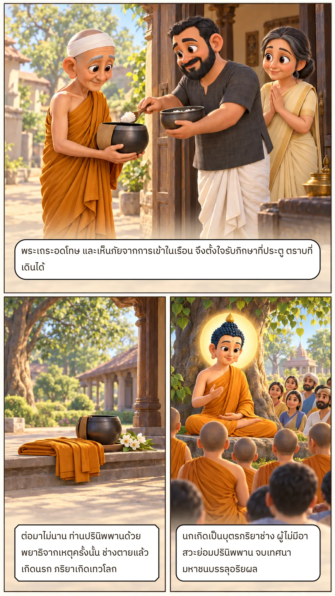 เรื่องพระติสสเถระผู้เข้าถึงสกุลนายช่างแก้ว หน้า 3