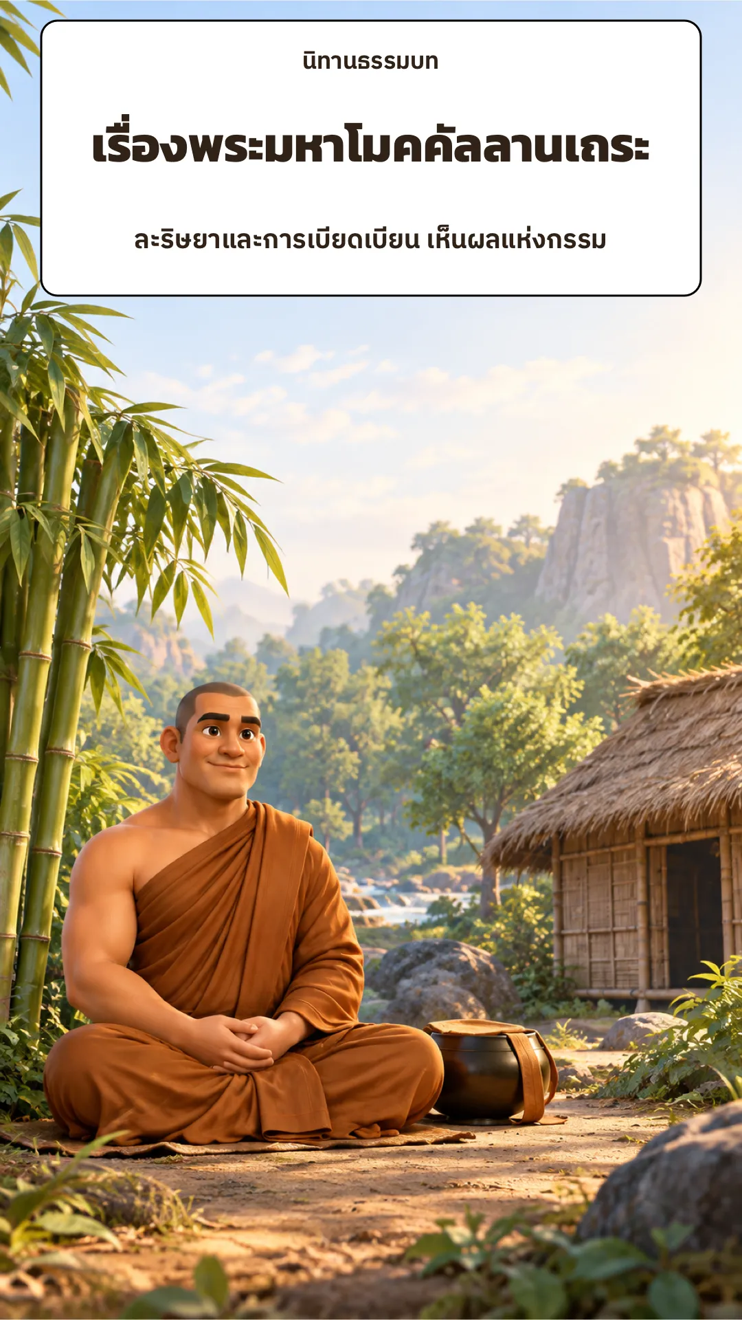ปกเรื่อง เรื่องพระมหาโมคคัลลานเถระ
