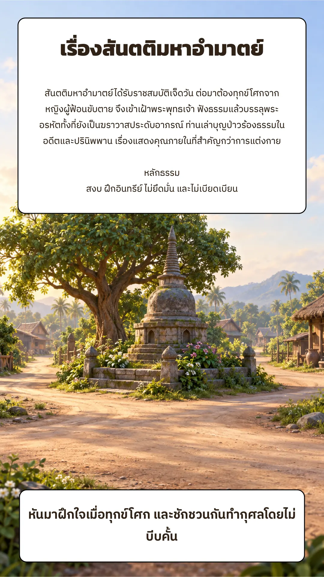 เรื่องสันตติมหาอำมาตย์ ปกหลัง