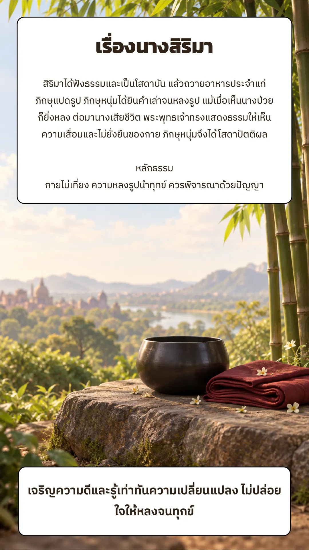 เรื่องนางสิริมา ปกหลัง
