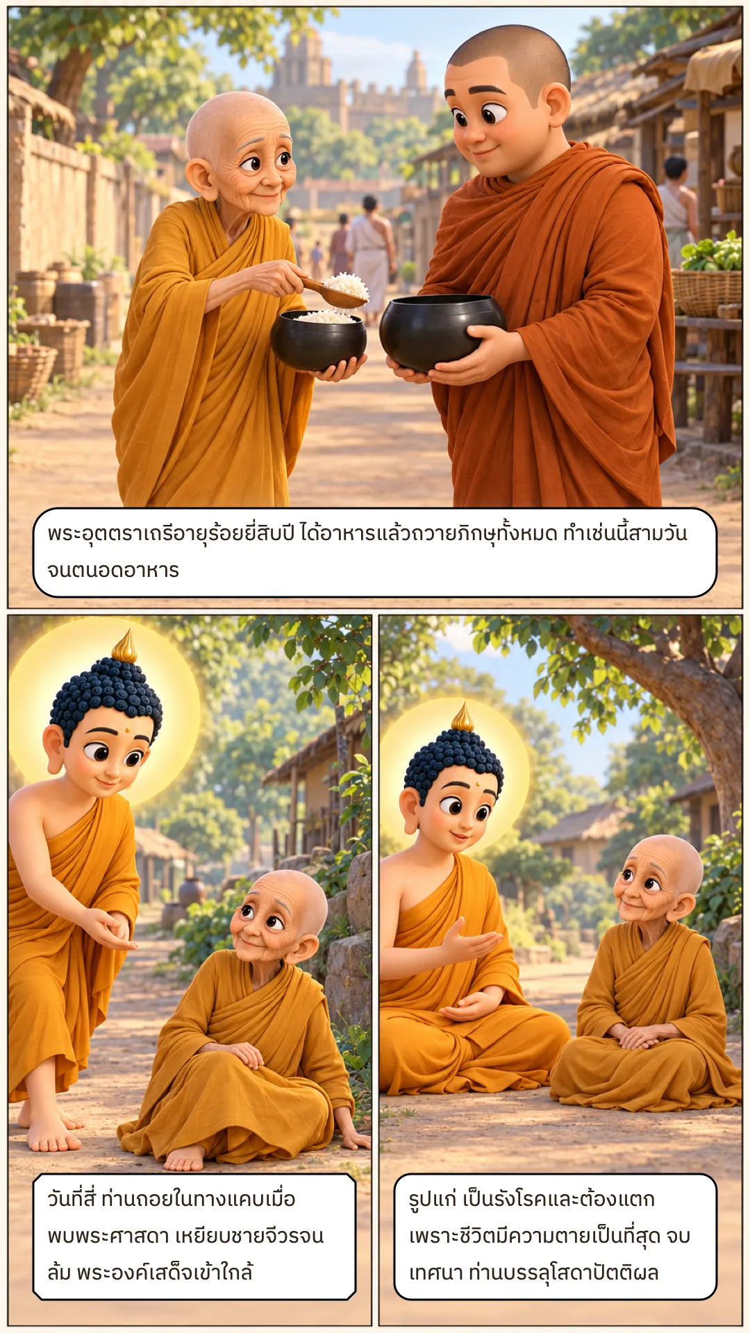เรื่องพระอุตตราเถรี หน้า 1