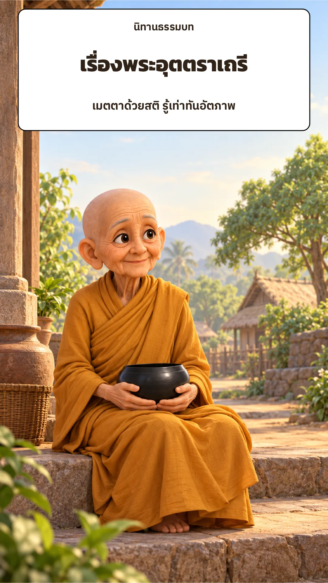 ปกเรื่อง เรื่องพระอุตตราเถรี