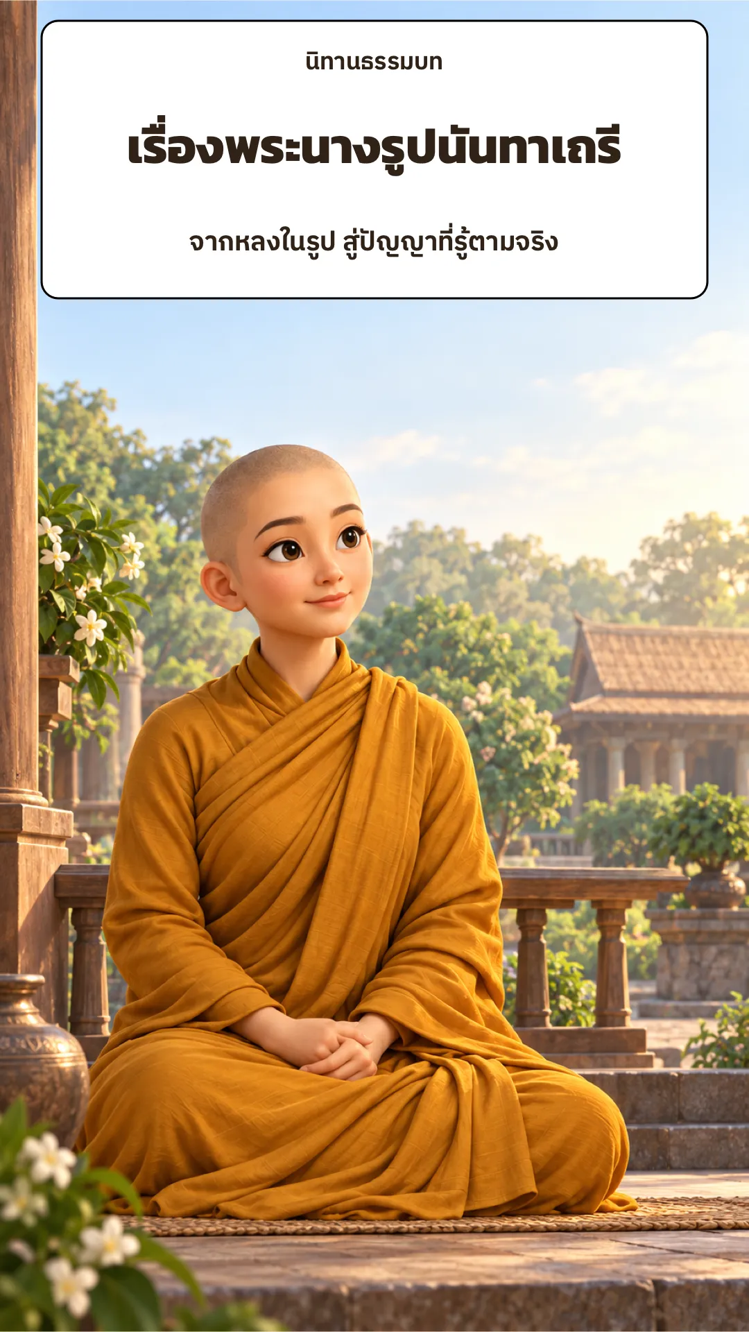 ปกเรื่อง เรื่องพระนางรูปนันทาเถรี