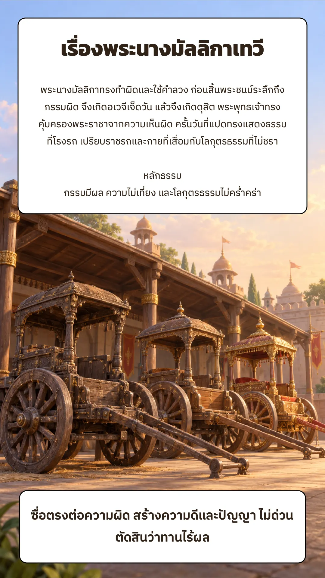 เรื่องพระนางมัลลิกาเทวี ปกหลัง