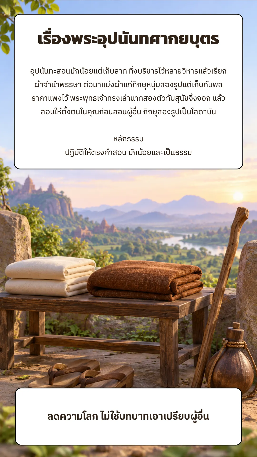เรื่องพระอุปนันทศากยบุตร ปกหลัง