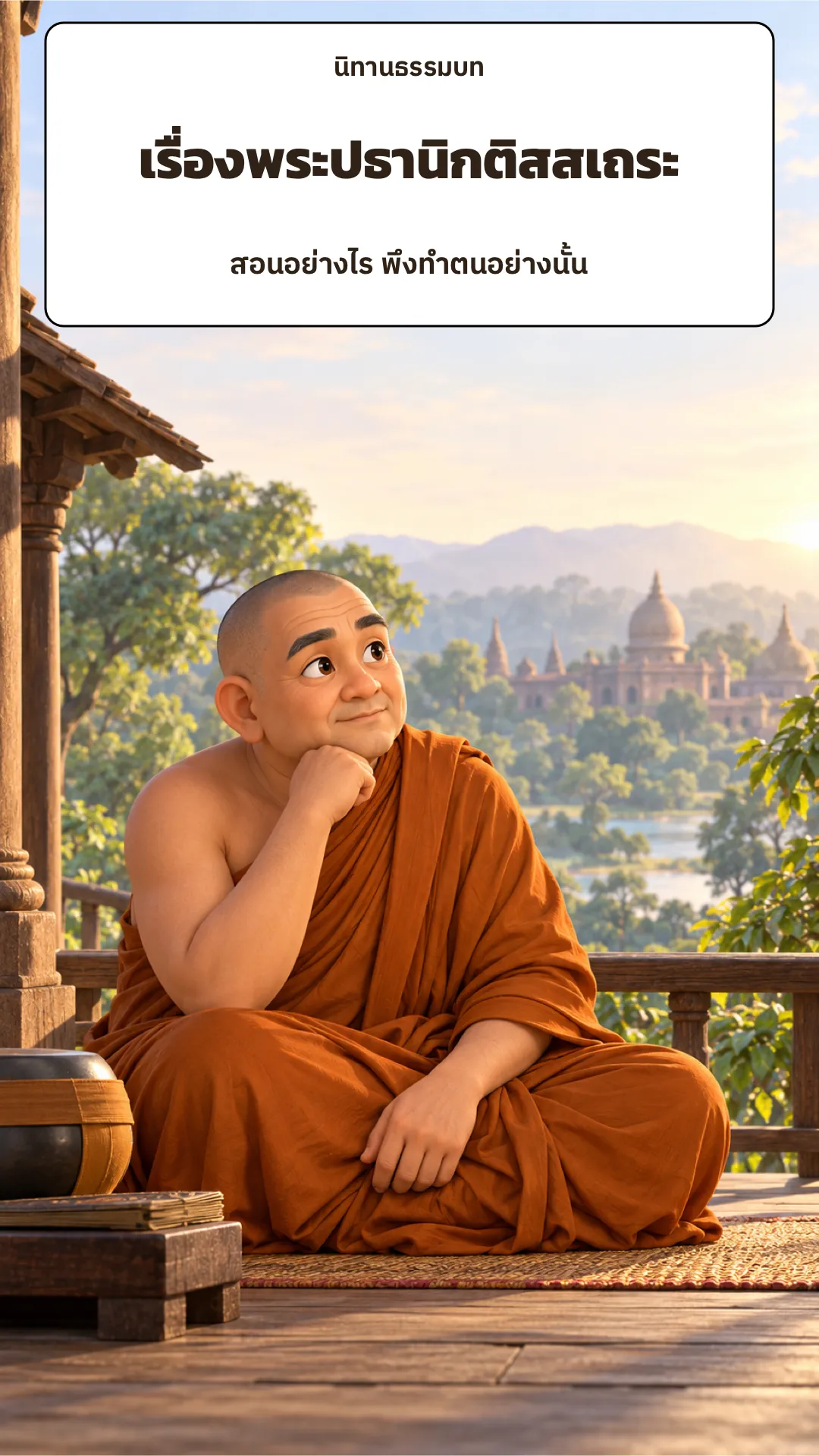 ปกเรื่อง เรื่องพระปธานิกติสสเถระ