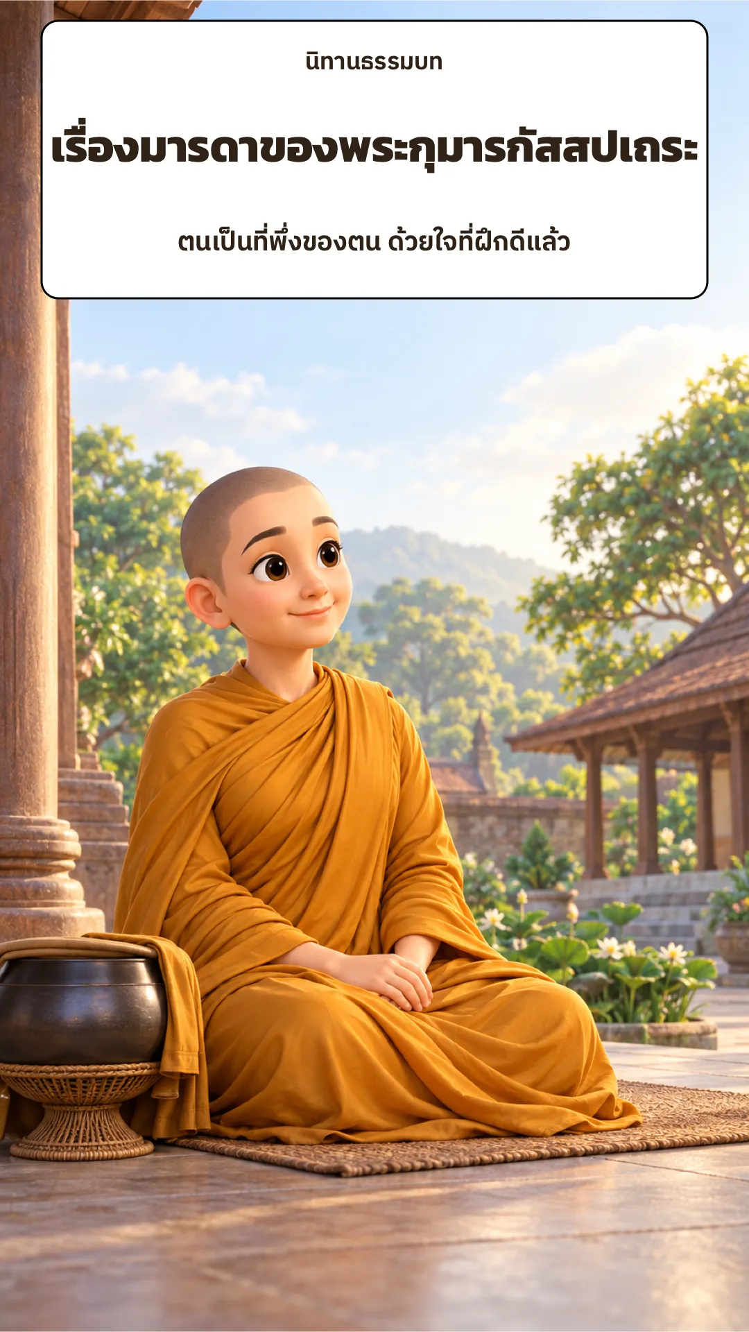 ปกเรื่อง เรื่องมารดาของพระกุมารกัสสปเถระ