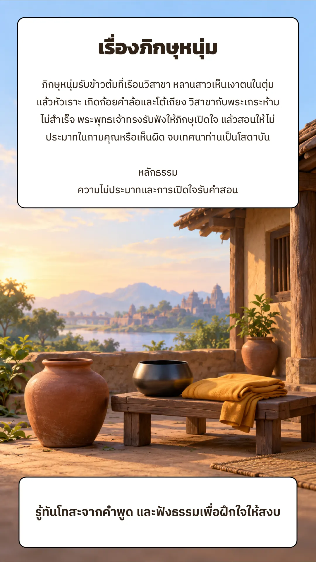 เรื่องภิกษุหนุ่ม ปกหลัง