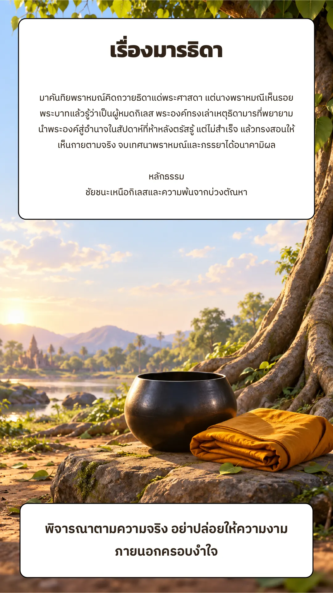 เรื่องมารธิดา ปกหลัง