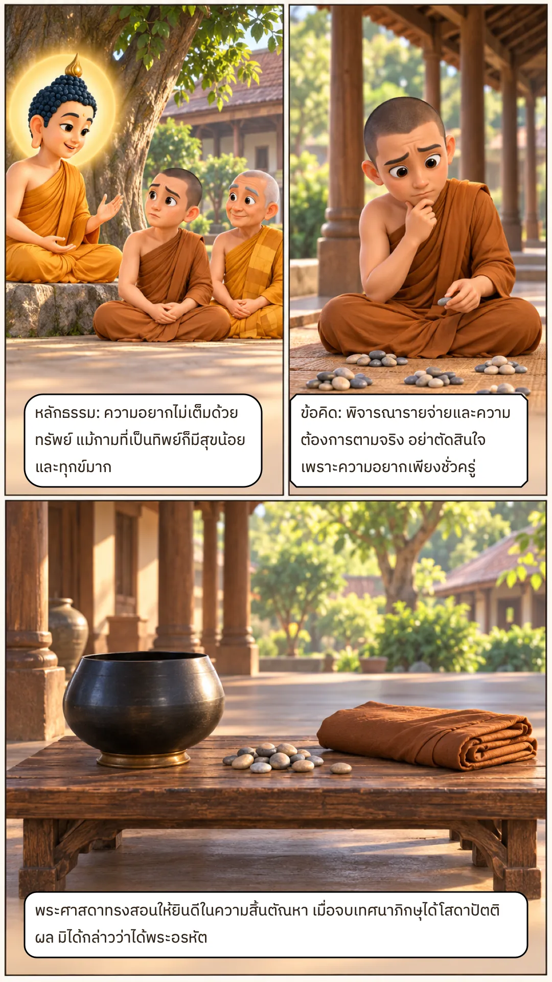 เรื่องภิกษุผู้ไม่ยินดี หน้า 4