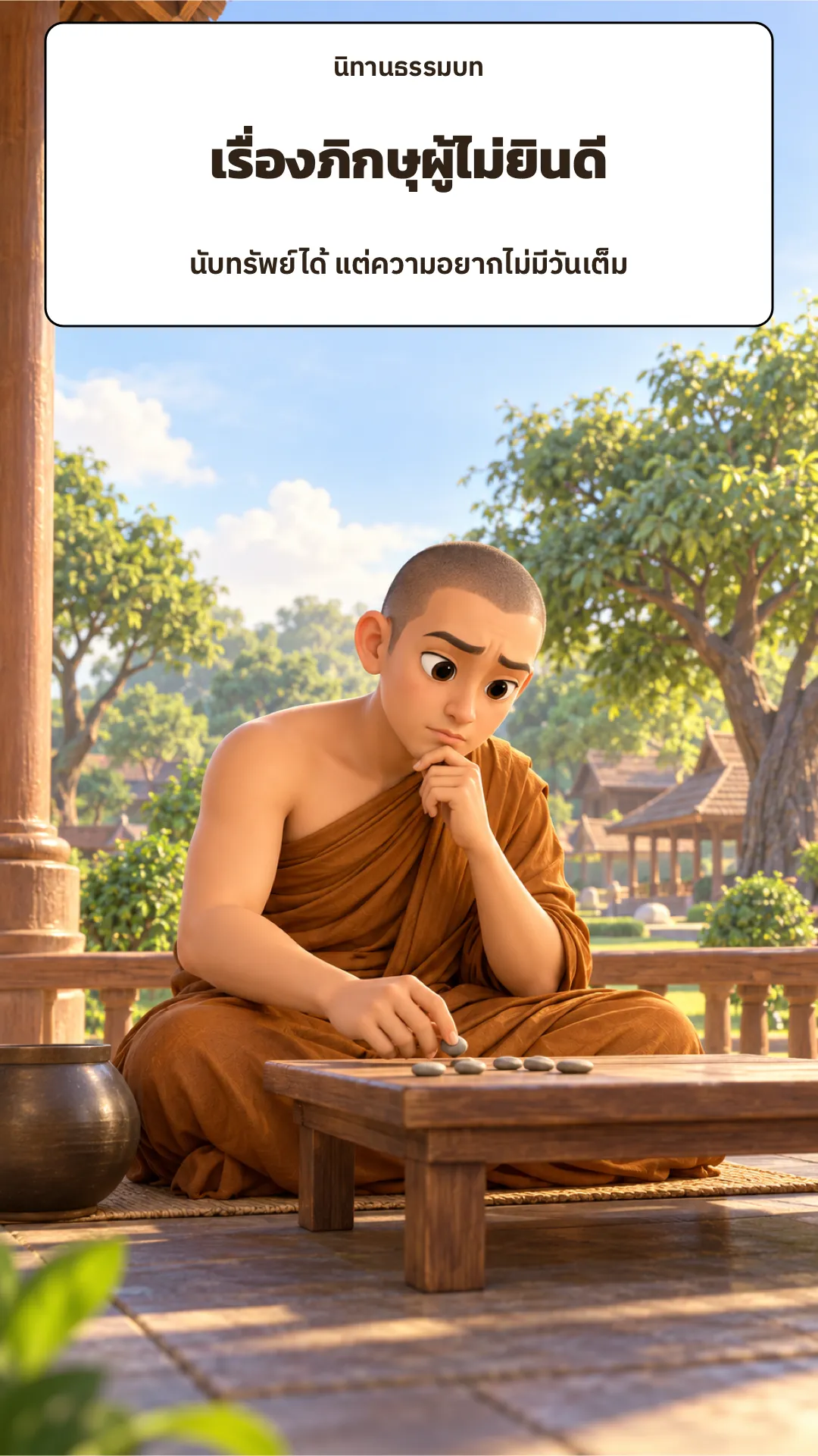 เรื่องภิกษุผู้ไม่ยินดี หน้า 1