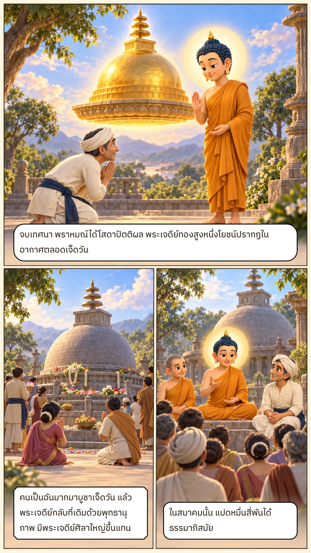 เรื่องพระเจดีย์ทองของพระกัสสปทสพล หน้า 3