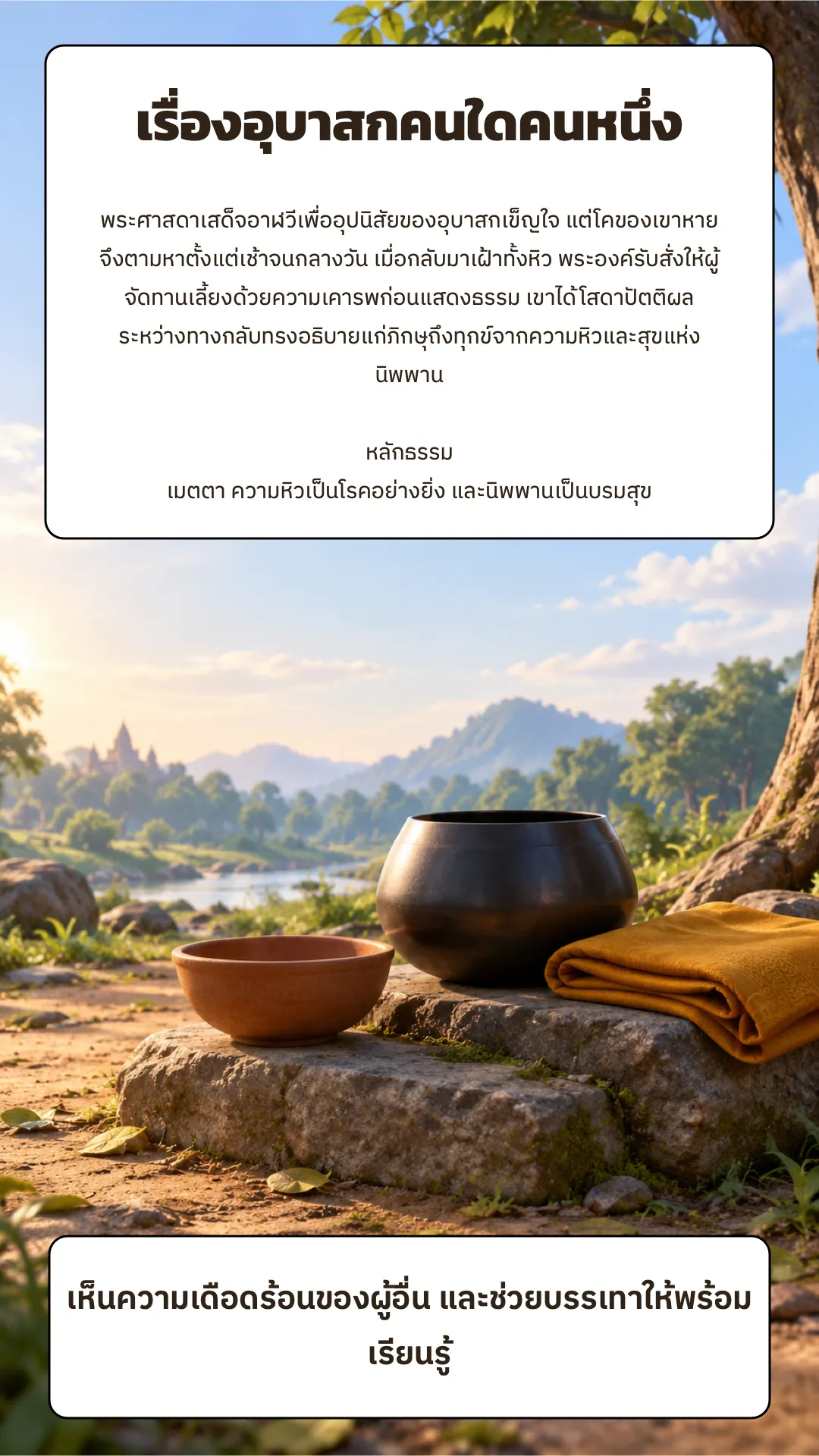 เรื่องอุบาสกคนใดคนหนึ่ง ปกหลัง