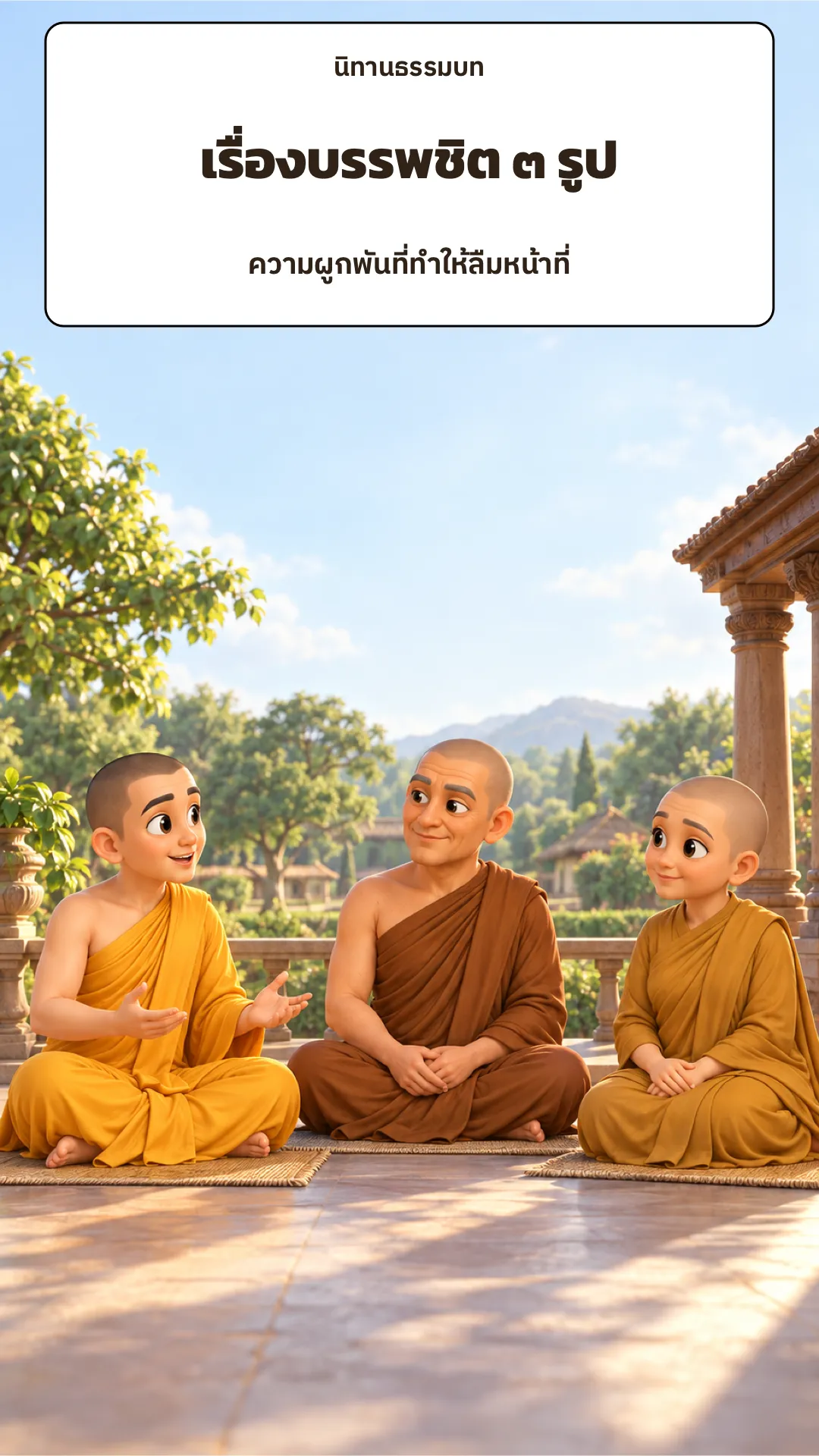 ปกเรื่อง เรื่องบรรพชิตสามรูป