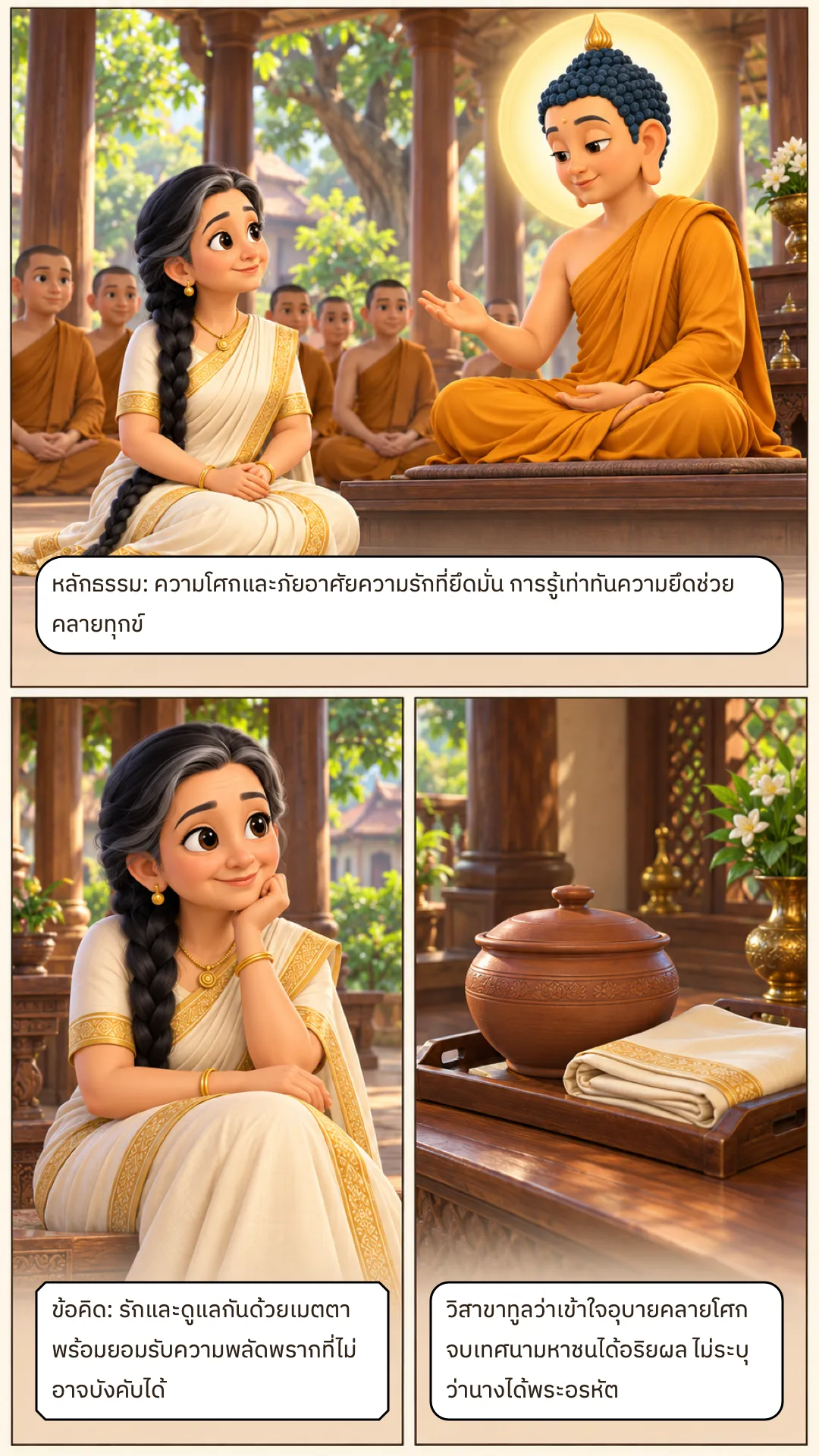 เรื่องนางวิสาขาอุบาสิกา หน้า 3