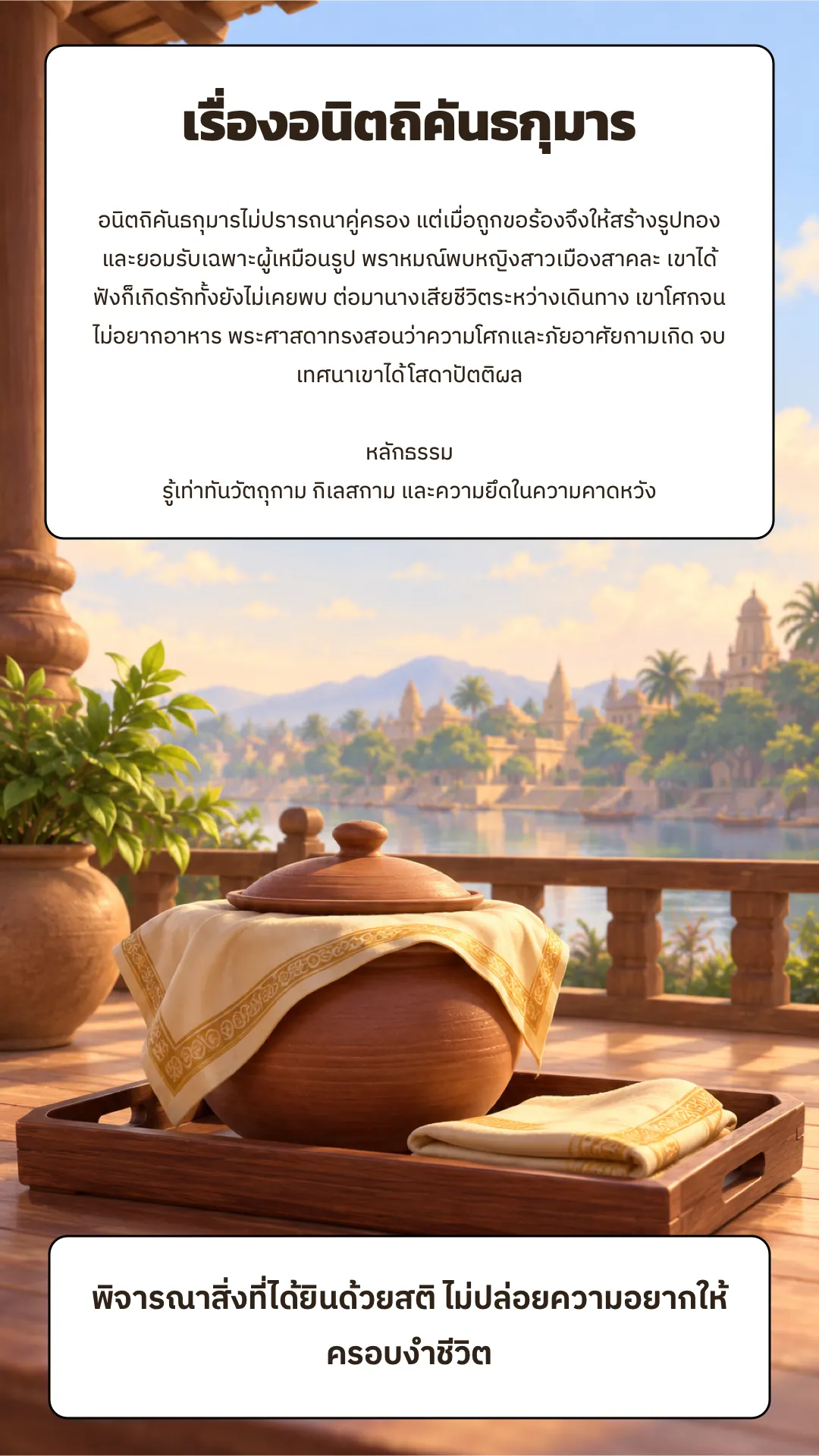 เรื่องอนิตถิคันธกุมาร ปกหลัง