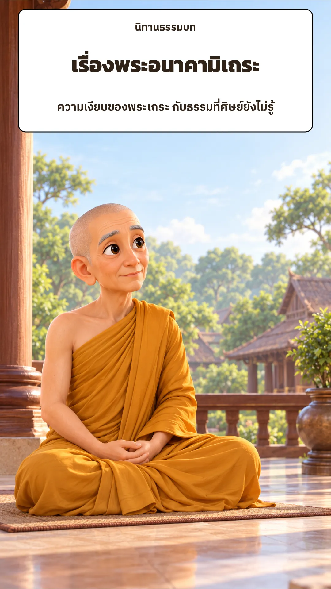 ปกเรื่อง เรื่องพระอนาคามิเถระ