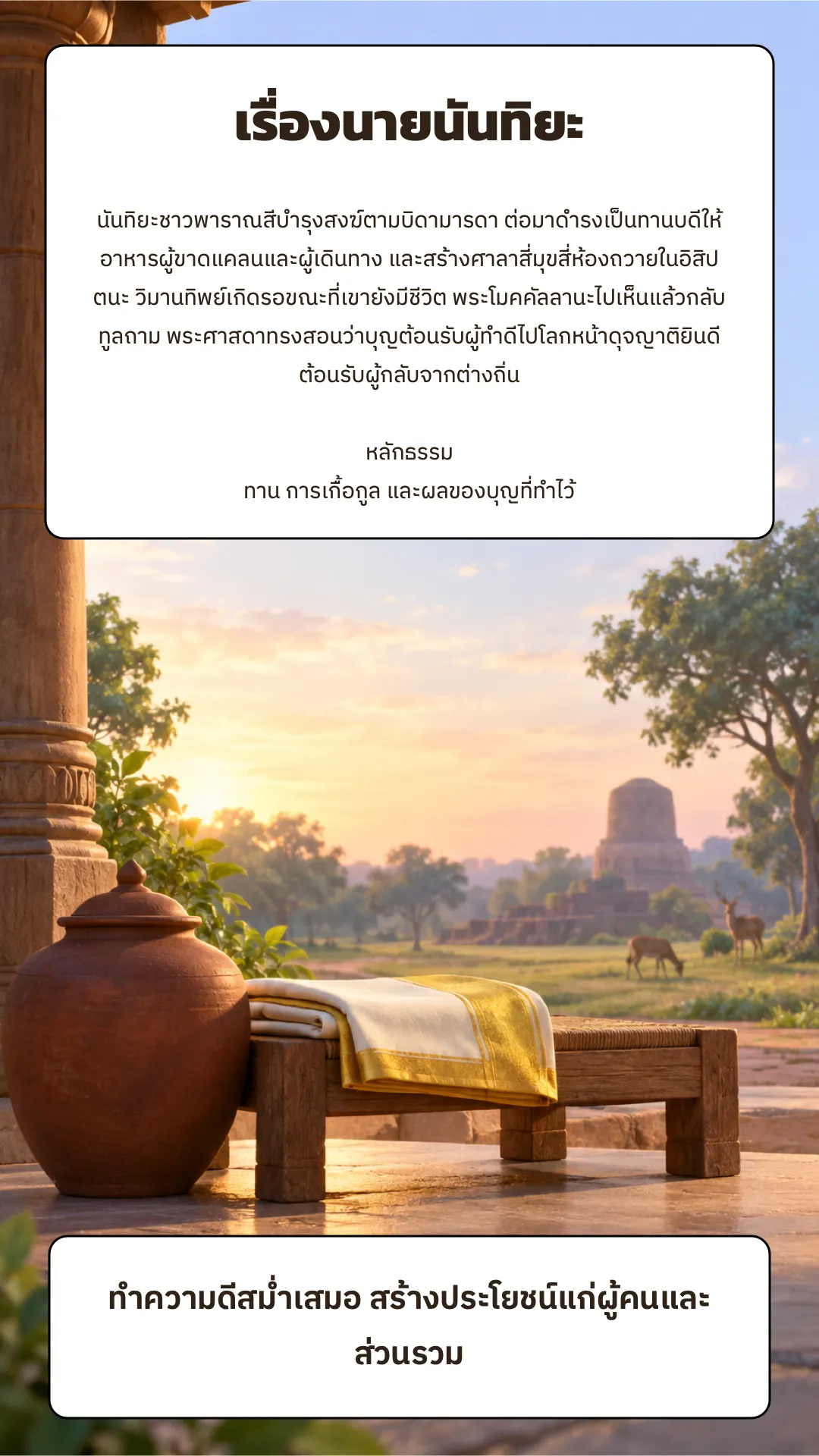 เรื่องนายนันทิยะ ปกหลัง