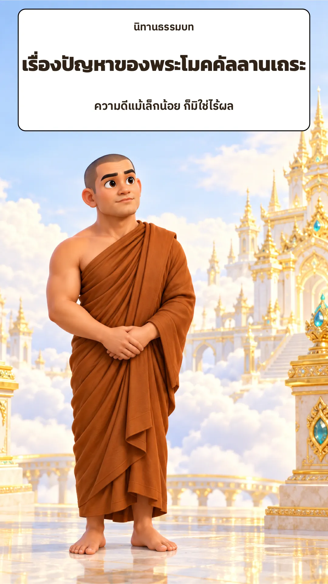 ปกเรื่อง เรื่องปัญหาของพระโมคคัลลานเถระ